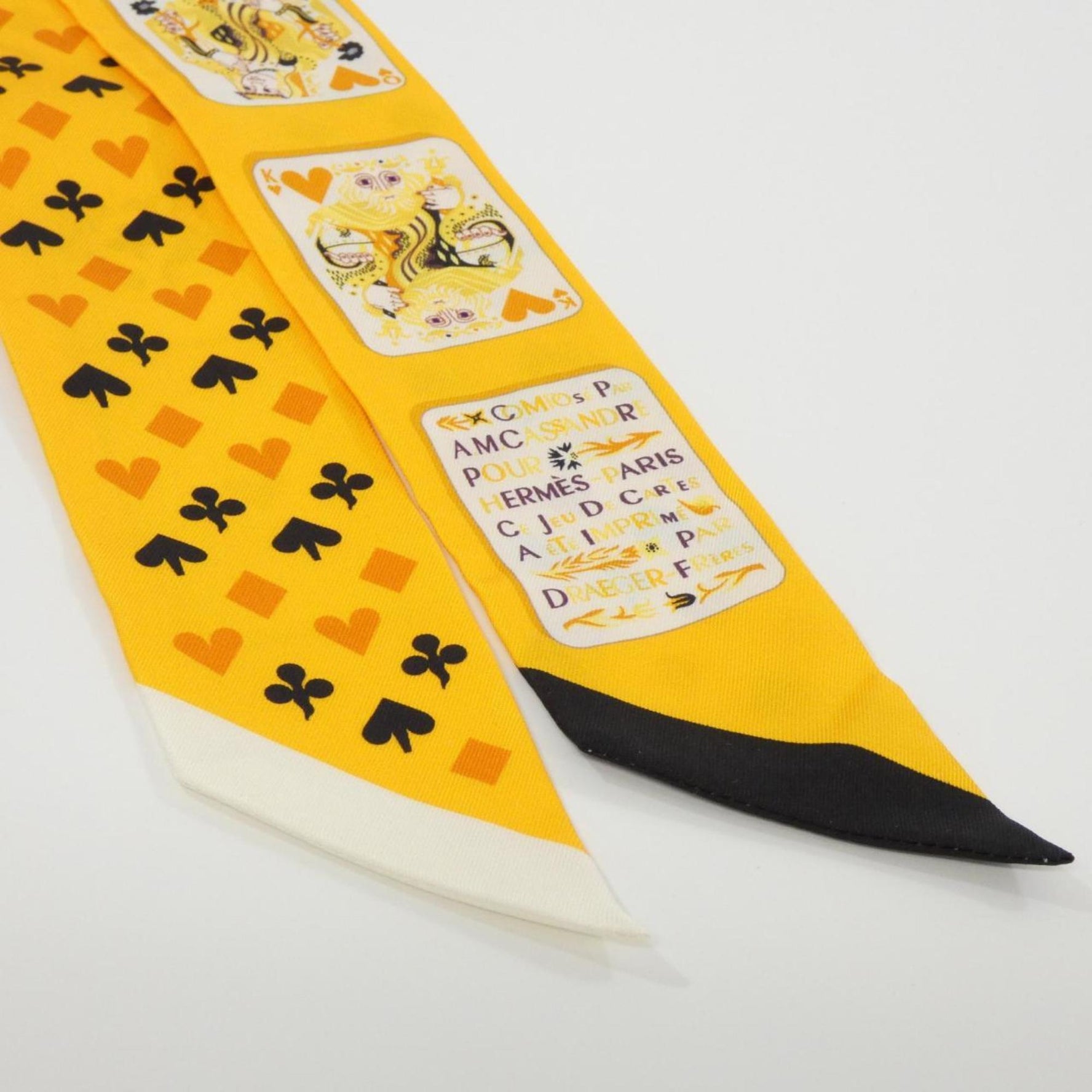 Hermes JEU DE CARTES Twilly Scarf