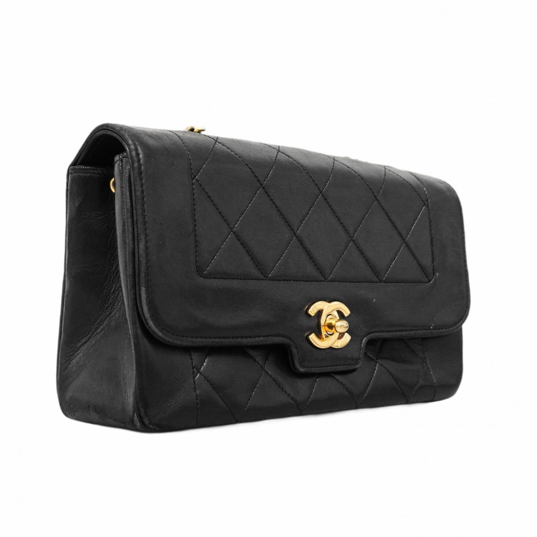 Chanel Matelasse Shoulder Bag with Chain Bag, Lambskin