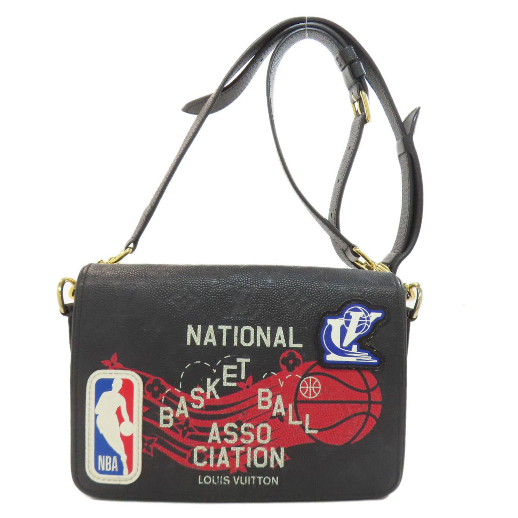 Louis Vuitton Studio NBA Collaboration Shoulder Bag Empreinte Men's