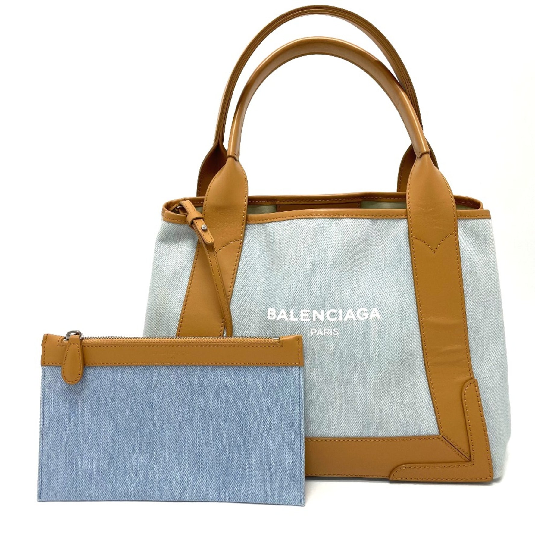 Balenciaga Logo print Bag Hand Bag Tote Bag Light