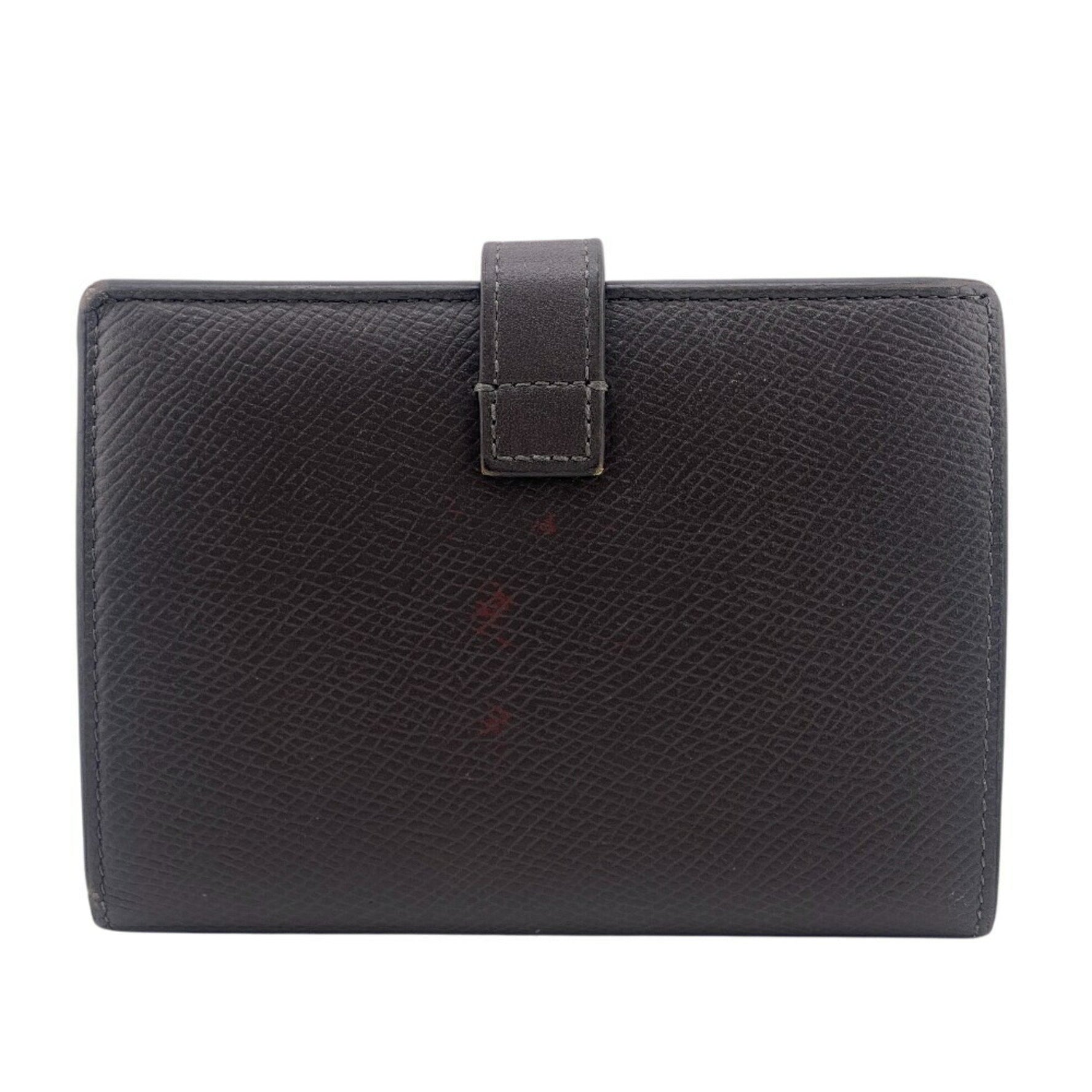 CELINE Medium Strap Wallet Bi-fold Grey