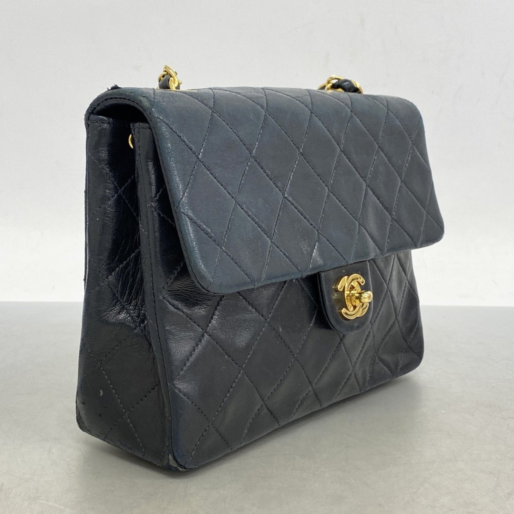 Chanel Matelasse Shoulder Bag with Chain Bag, Lambskin