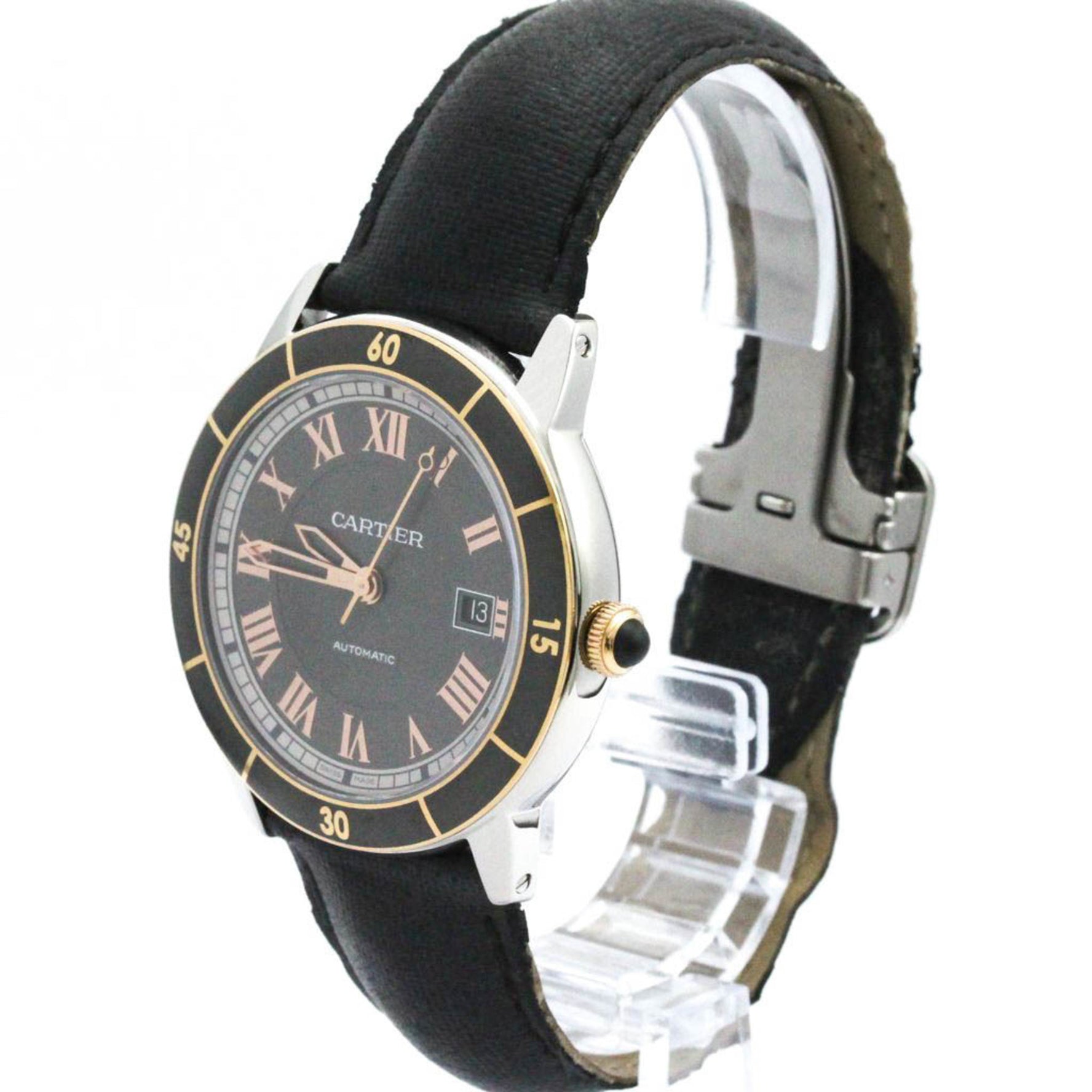 CARTIER Ronde Croisiere De Steel Automatic Watch