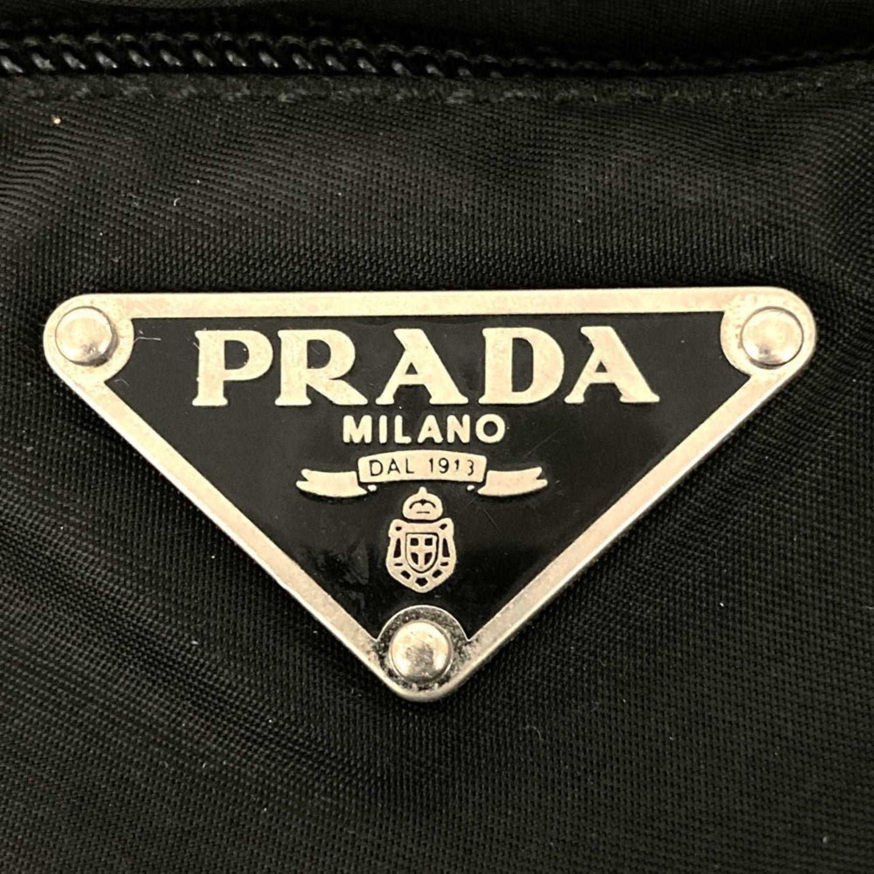 PRADA Shoulder Bag Nylon Triangle Men's