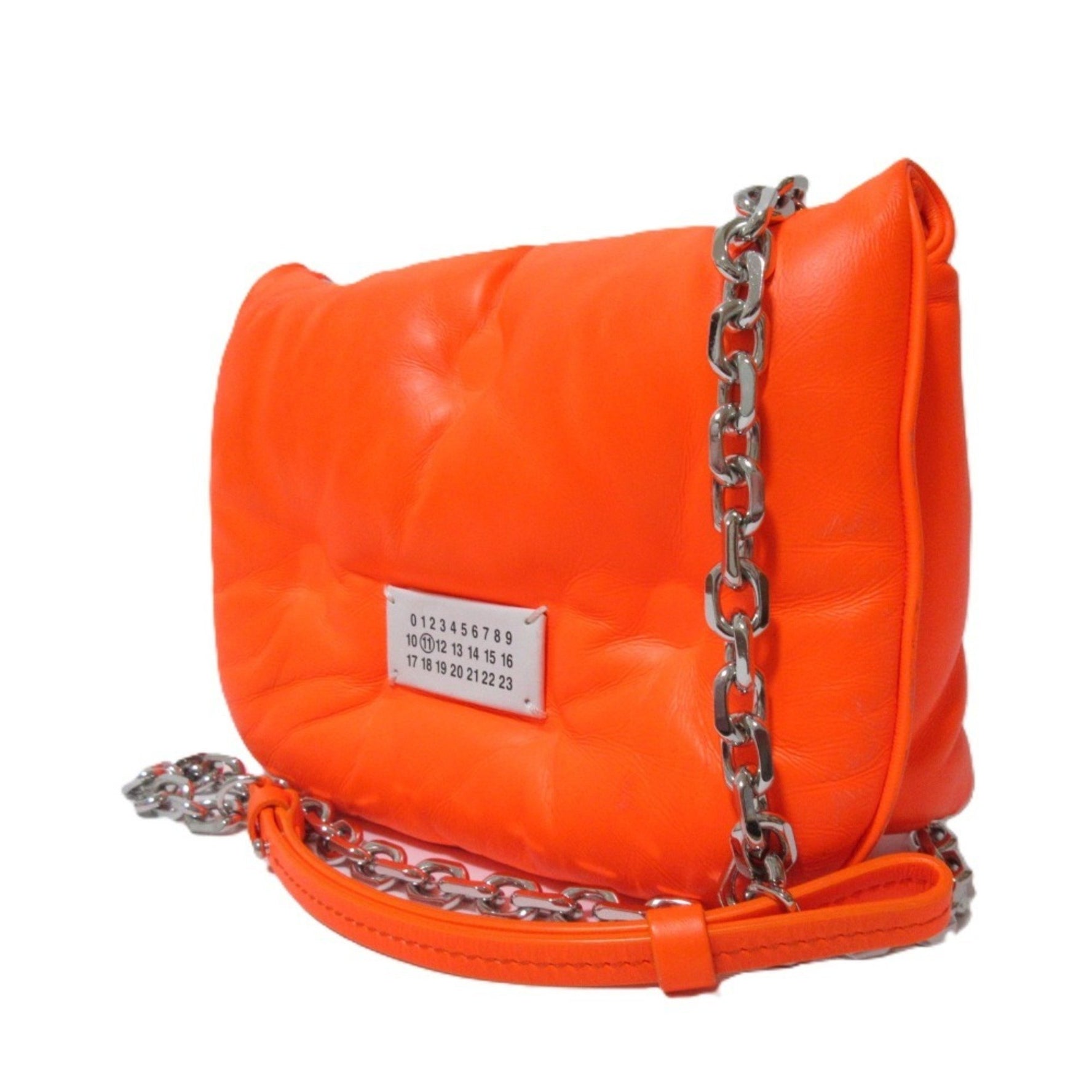Maison Margiela GLAM SLAM Chain Shoulder Bag S56WG0181 P4770 T3159 Orange Women's