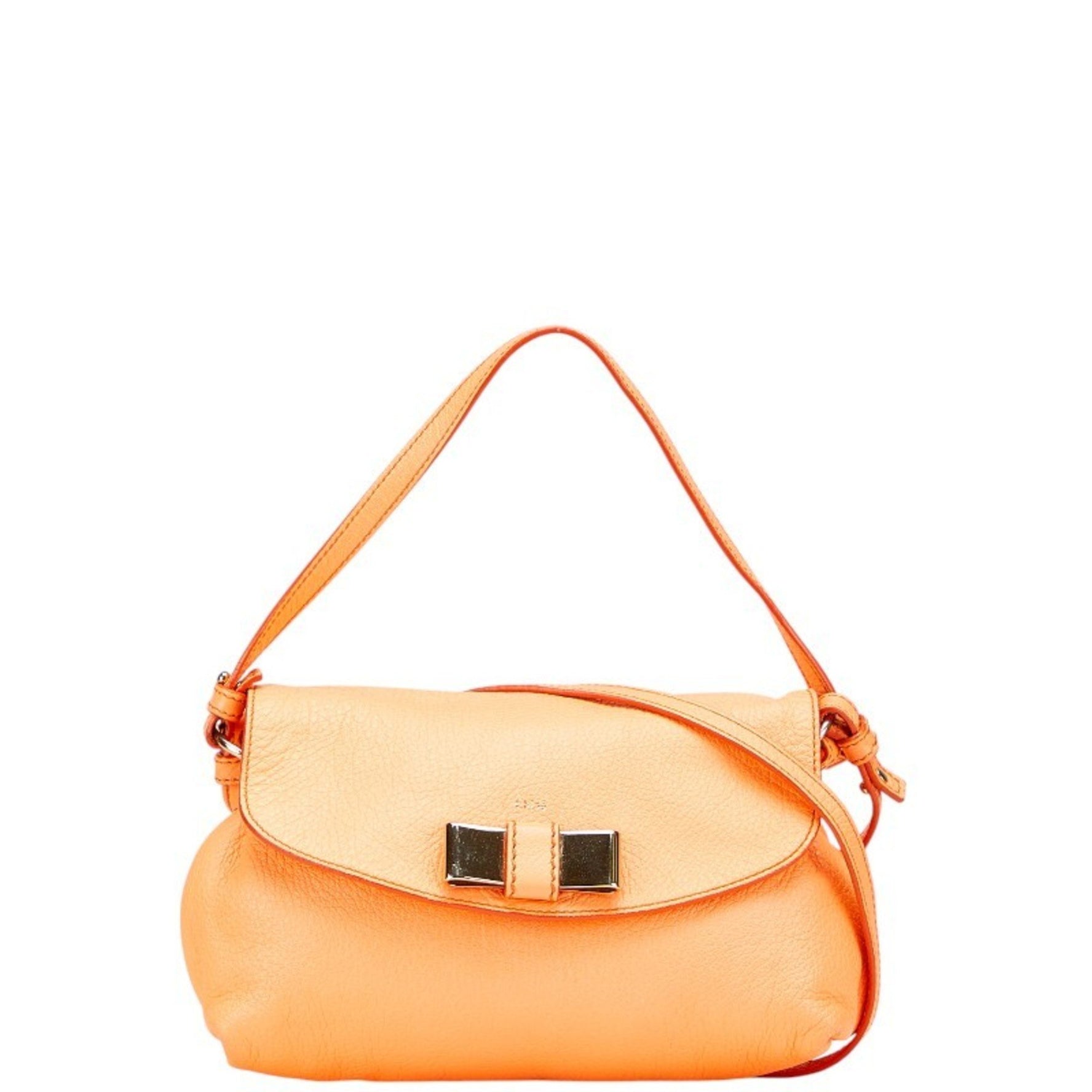 Chloé Chloe Lily Ribbon Handbag/Shoulder Bag, Leather
