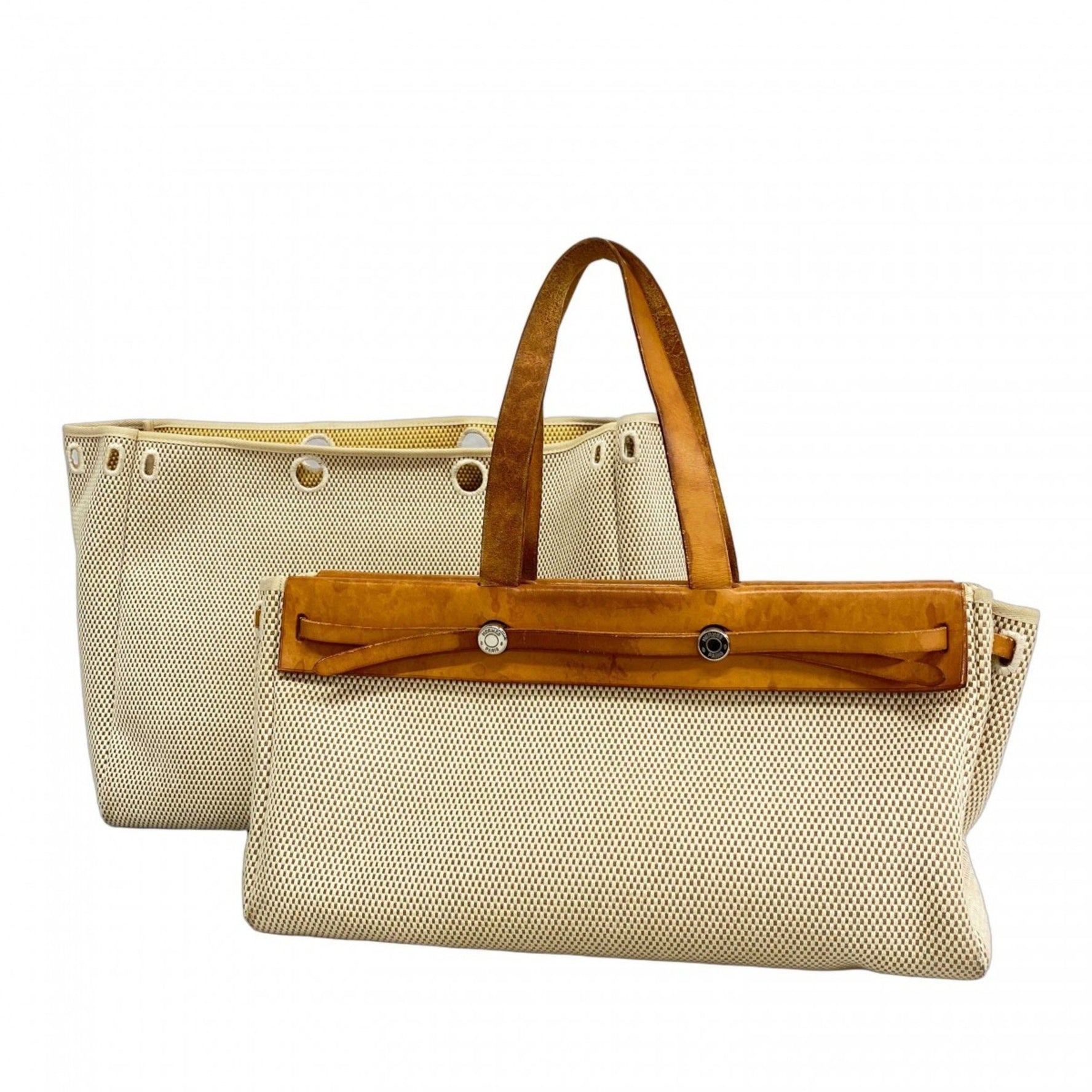 Hermes Hermès Cabas PM Tote Bag, Toile H, G Stamp