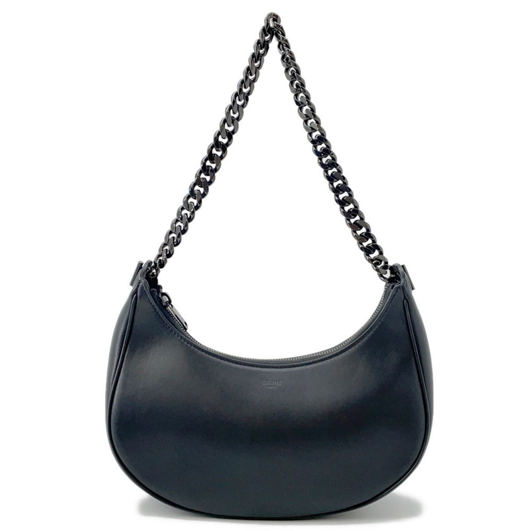 Celine Ava Leather Chain Shoulder Bag