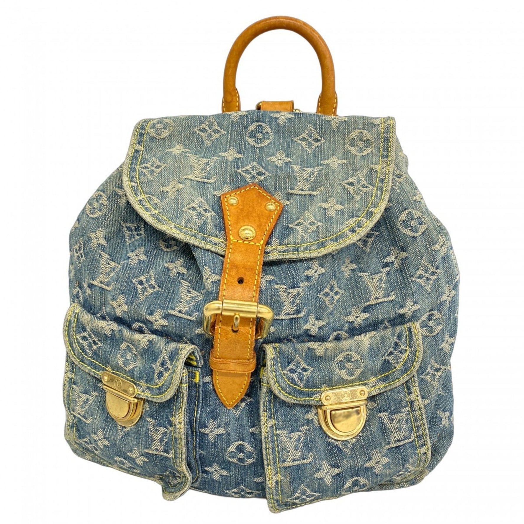 Louis Vuitton Monogram Denim Sac Ado GM Backpack