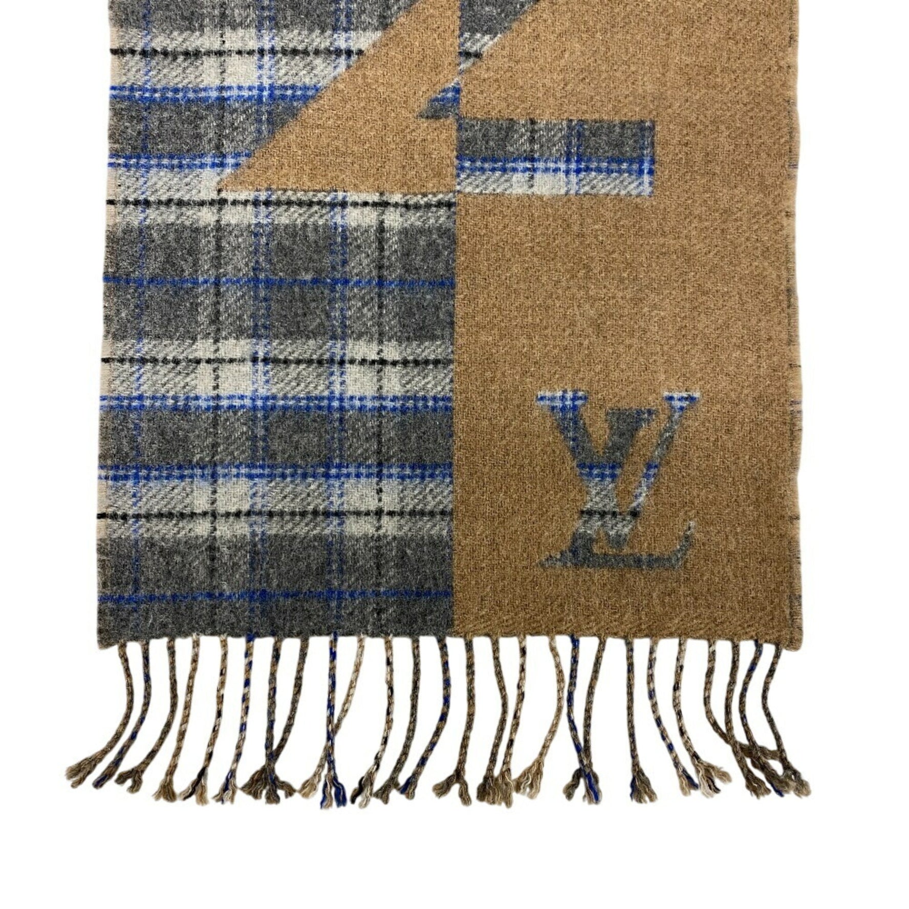 Louis Vuitton Check with Echarpe Scarf, Fluffy, Thick