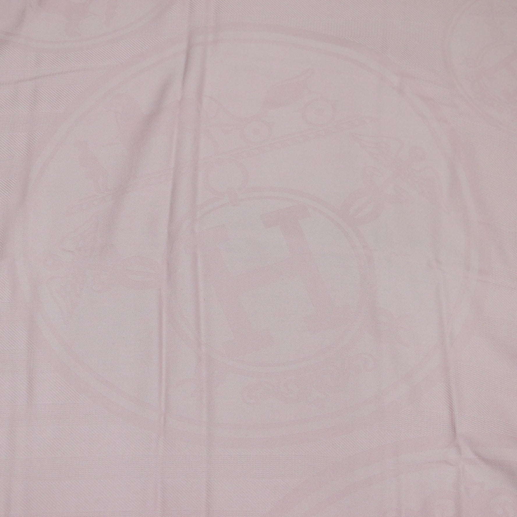 HERMES New Libris Cashmere and Silk Stole/Scarf, Large, Jacquard Weave, Pink