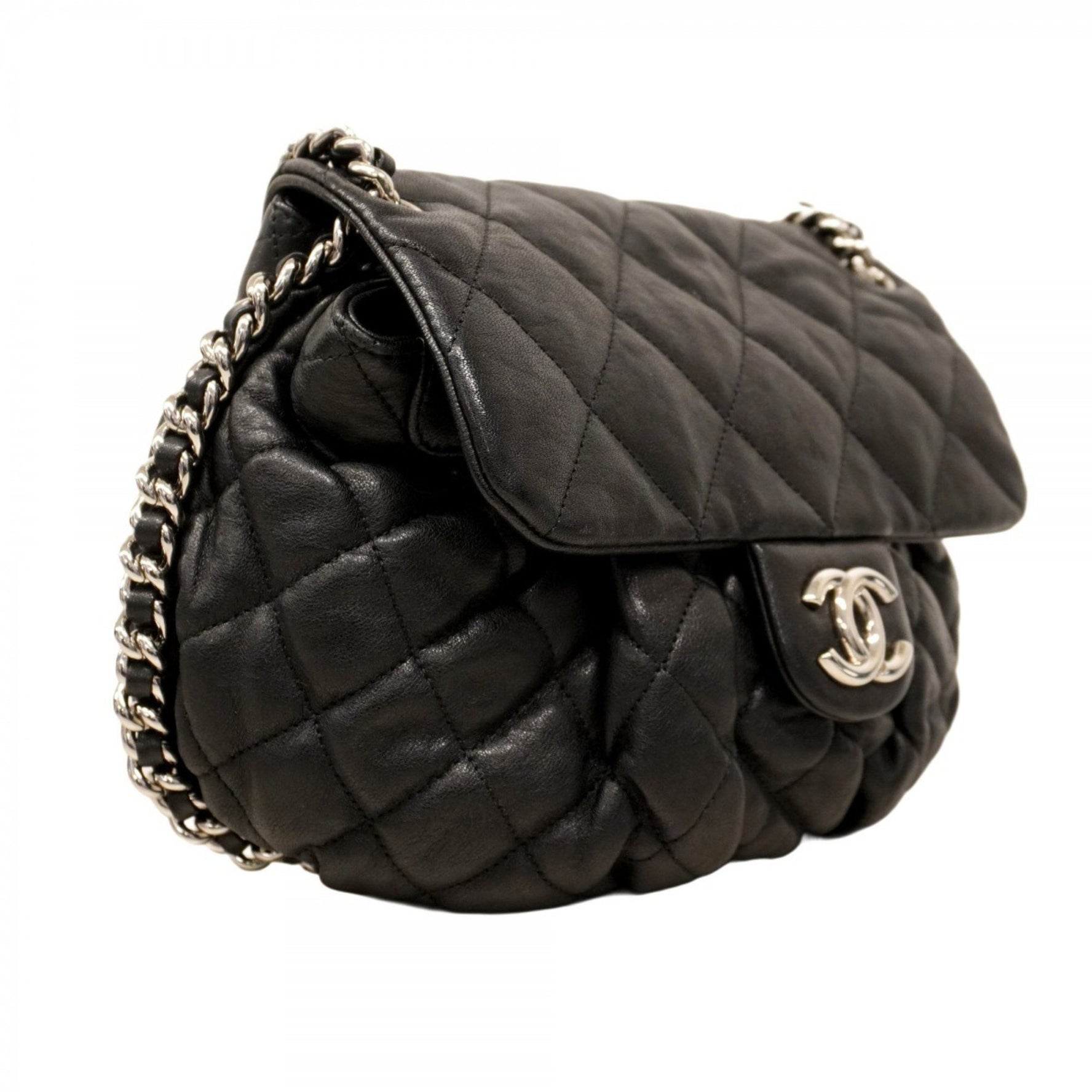 Chanel Matelasse Shoulder Bag with Chain Bag, Lambskin