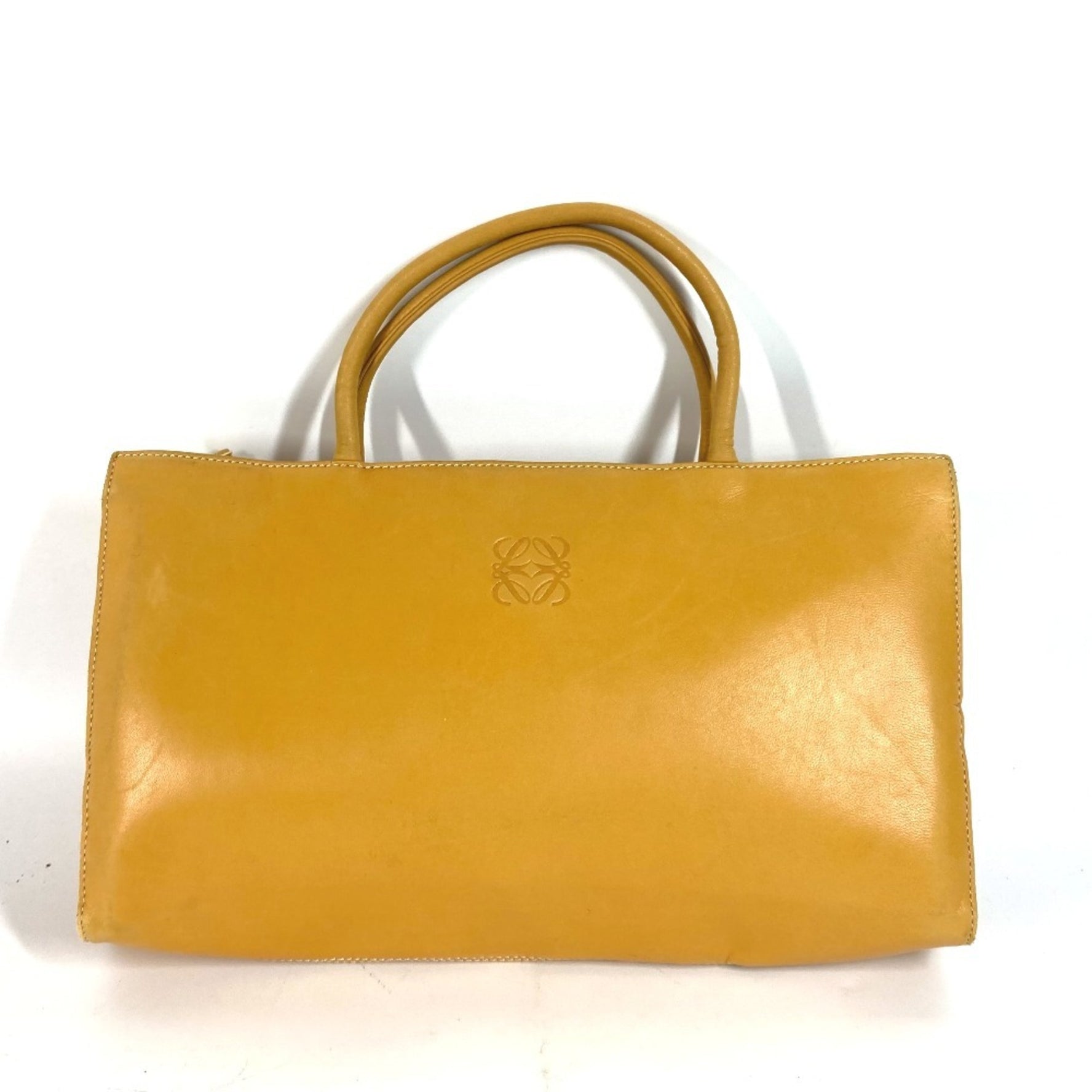 LOEWE Amazona Logo Handbag Tote Bag Leather