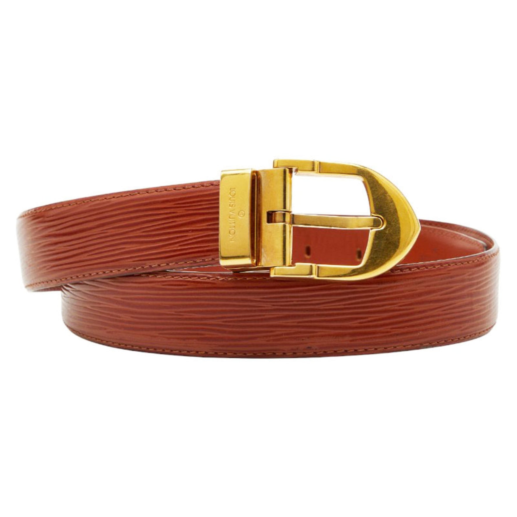 Louis Vuitton Epi Santur Classic Belt, Size 110, 44, Leather, LOUIS VUITTON