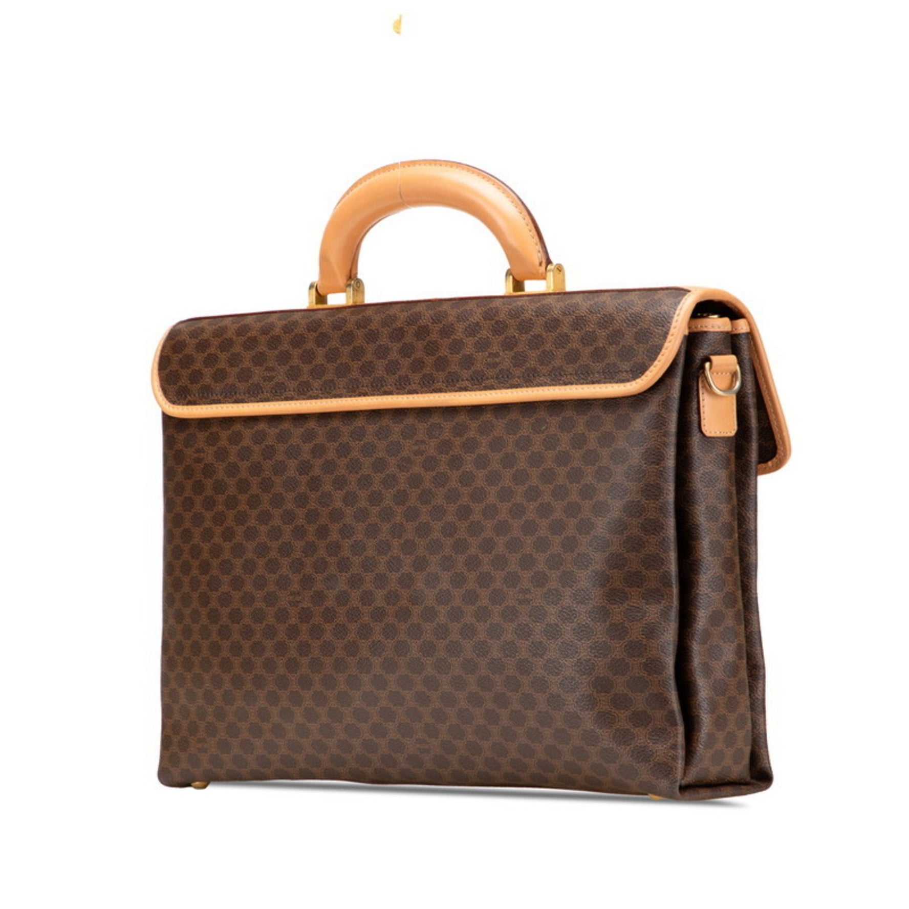 Celine Macadam Business Bag, Briefcase/Shoulder PVC and Leather