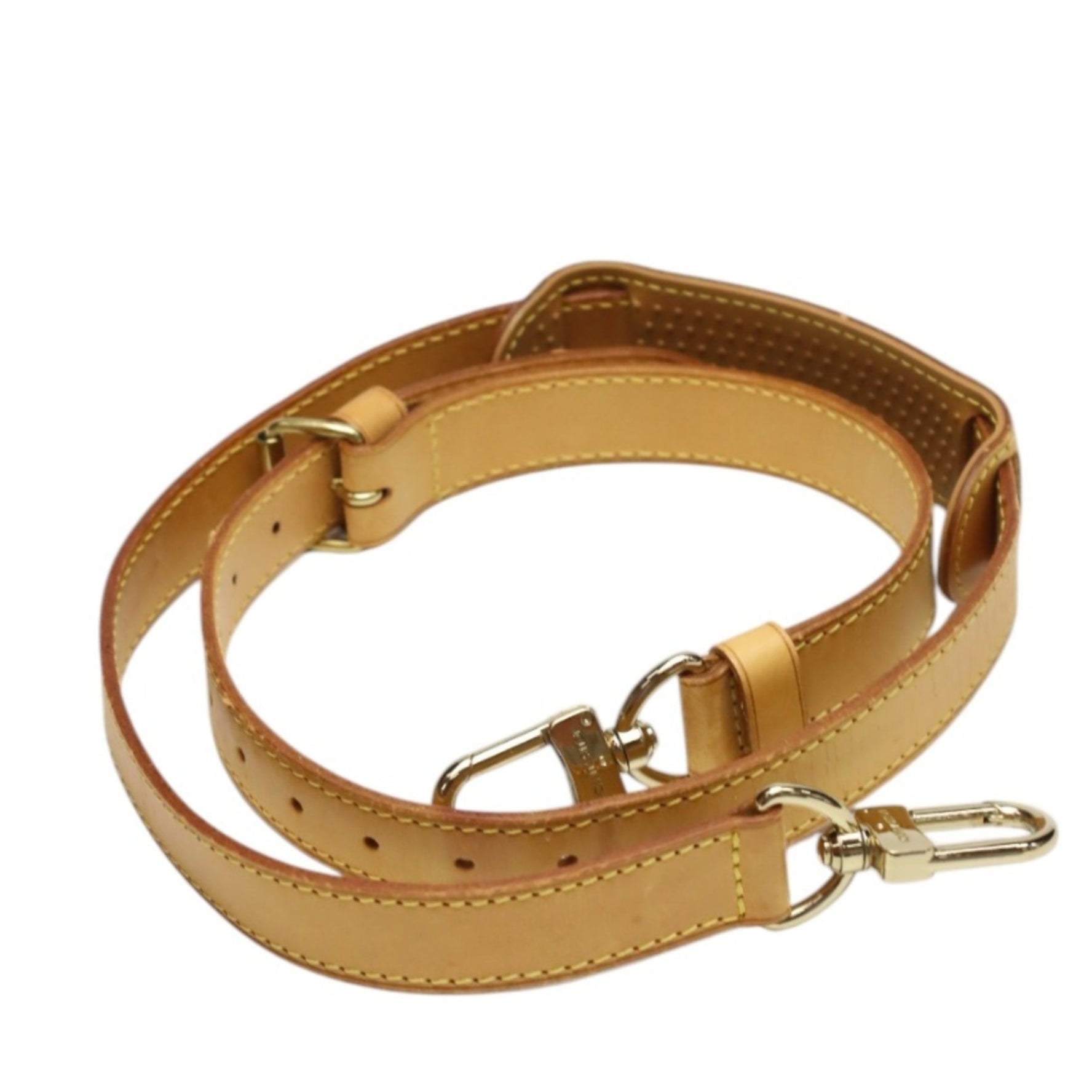 Louis Vuitton Shoulder Strap Adjustable for Keepall Bandouliere Bags Tanned Leather LV