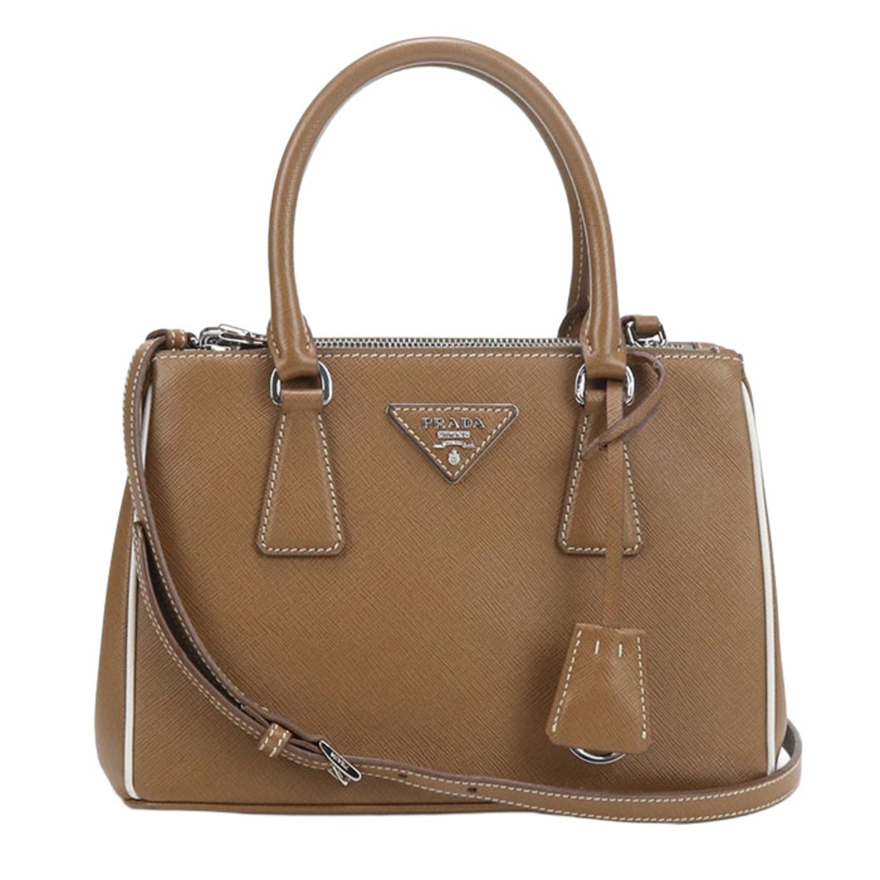 PRADA Galleria Tote Bag Saffiano Leather Small Bag