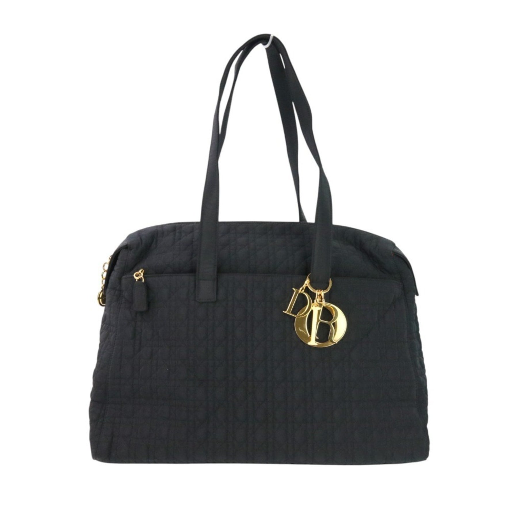 Christian Dior Lady Cannage Quilted Boston Bag Tote