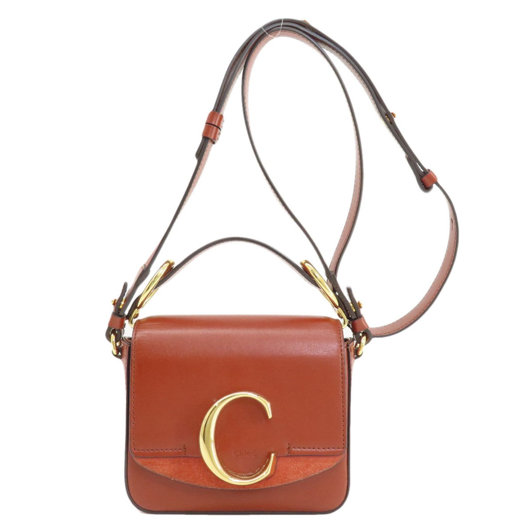 Chloé Chloe Long Shoulder C Bag Leather