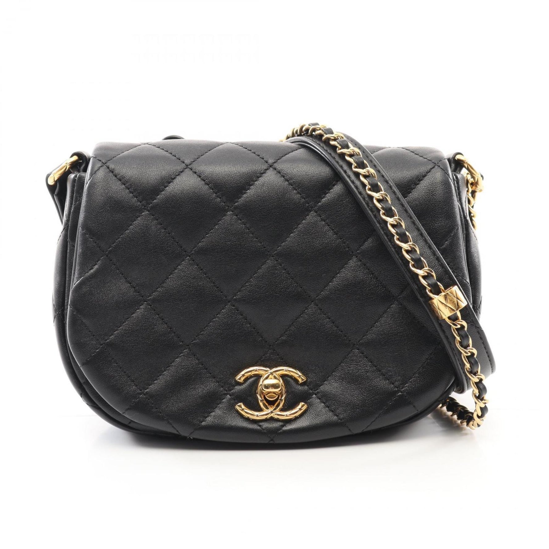 CHANEL Matelasse Shoulder Bag Lambskin (Sheepskin)