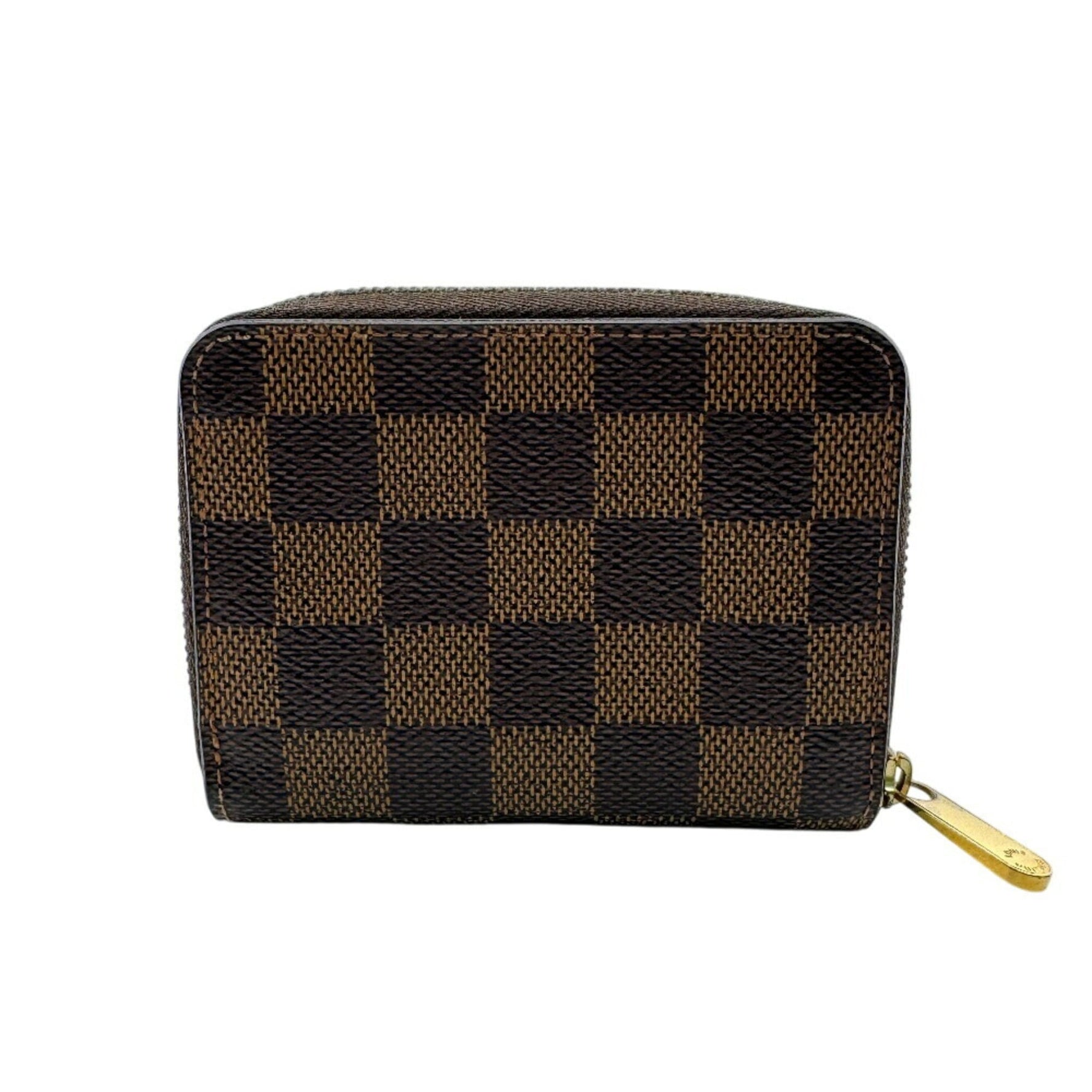 LOUIS VUITTON Zippy Coin Purse, Damier Unisex