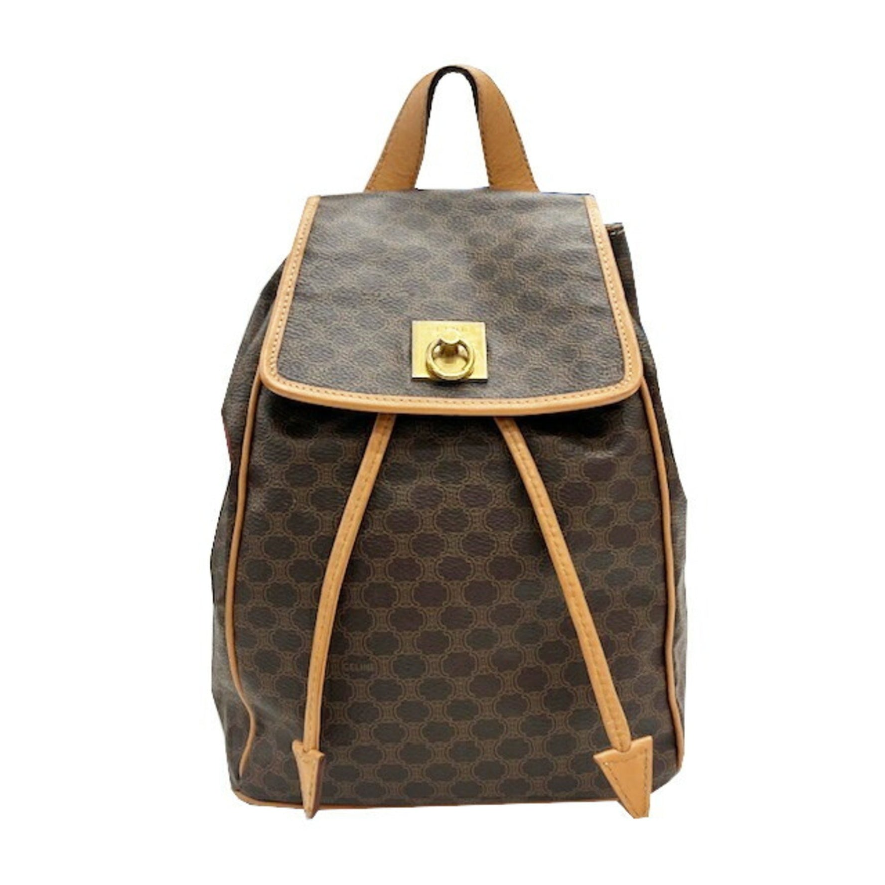 CELINE Macadam Backpack Leather Daypack