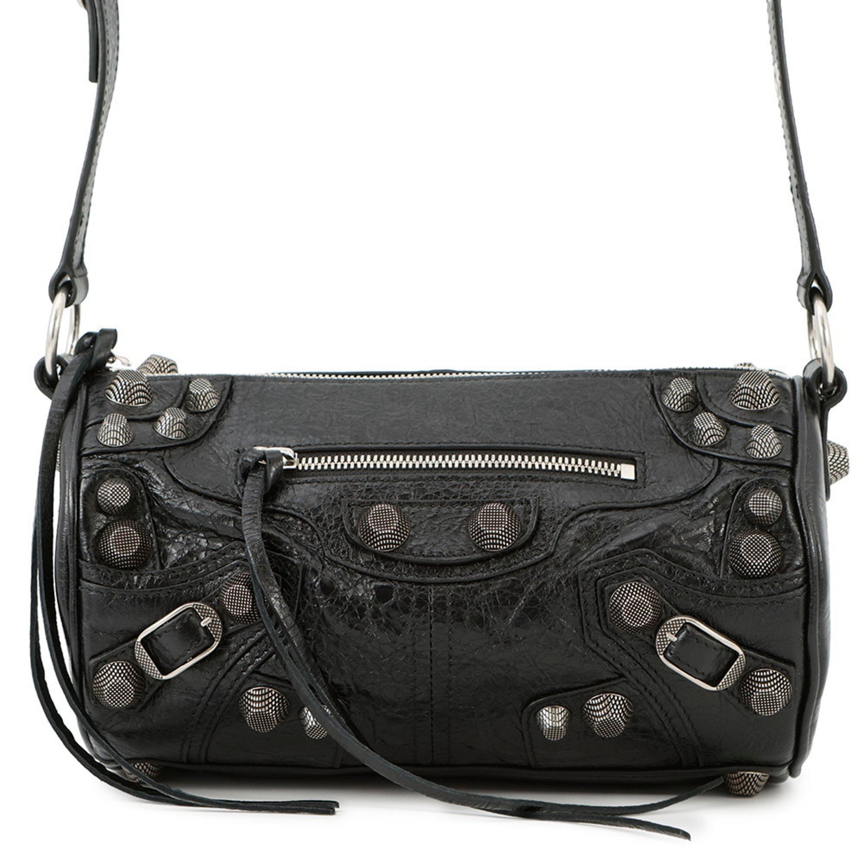 Balenciaga Le Cagoule Cylinder Leather Shoulder Bag