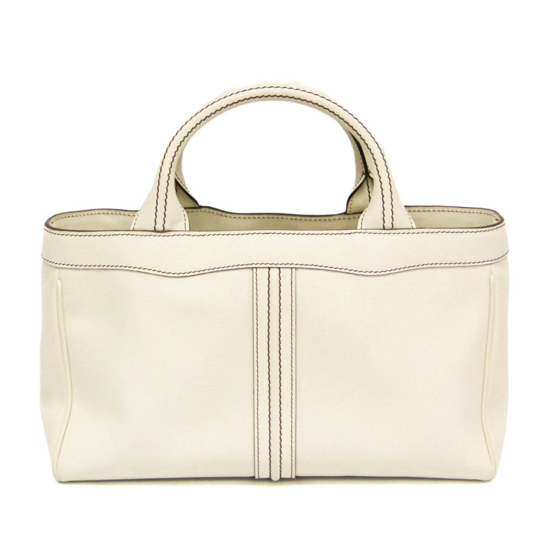 Valextra J Bag Leather Handbag