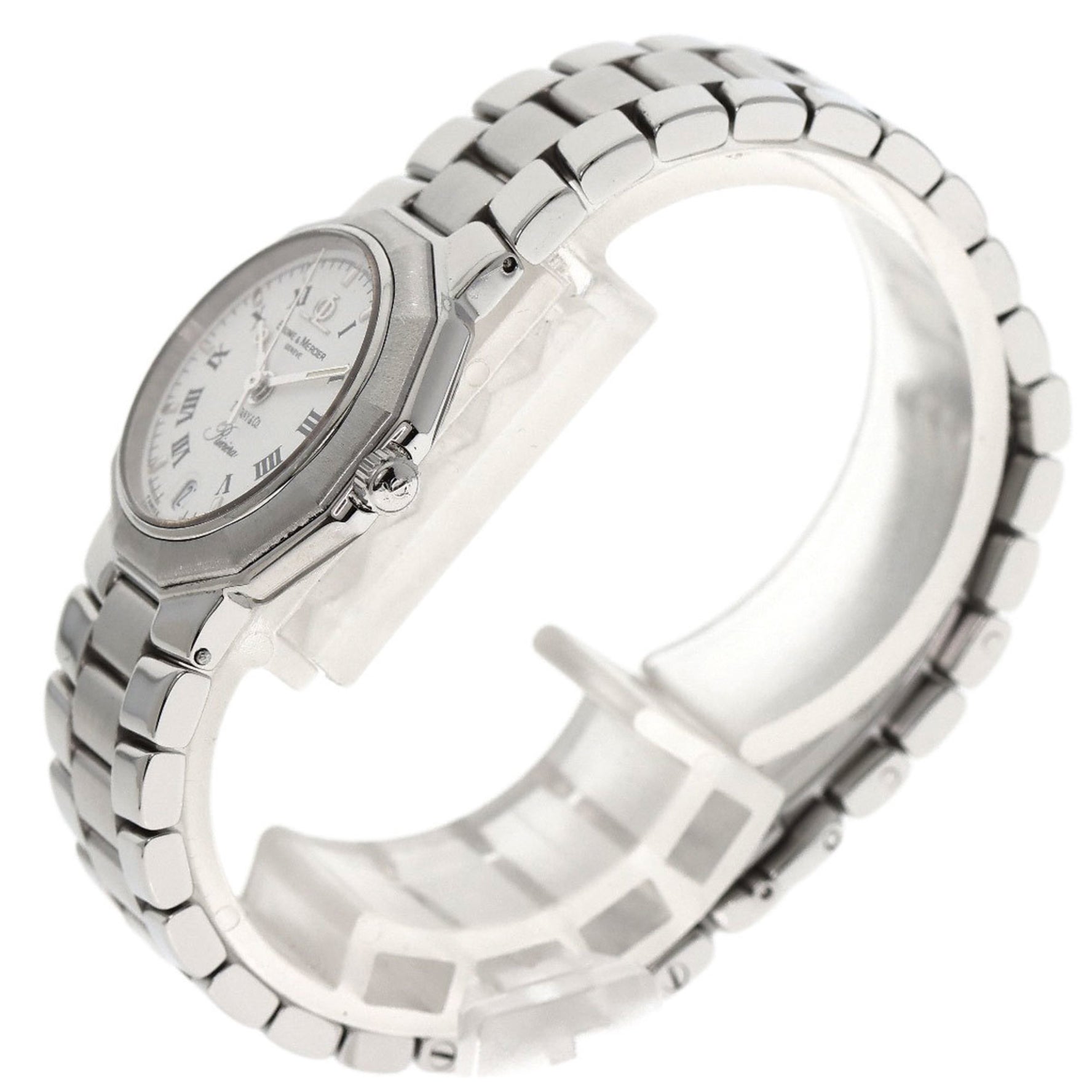 Baume & Mercier Riviera W-name Tiffany collaboration watch Stainless steel SS Ladies