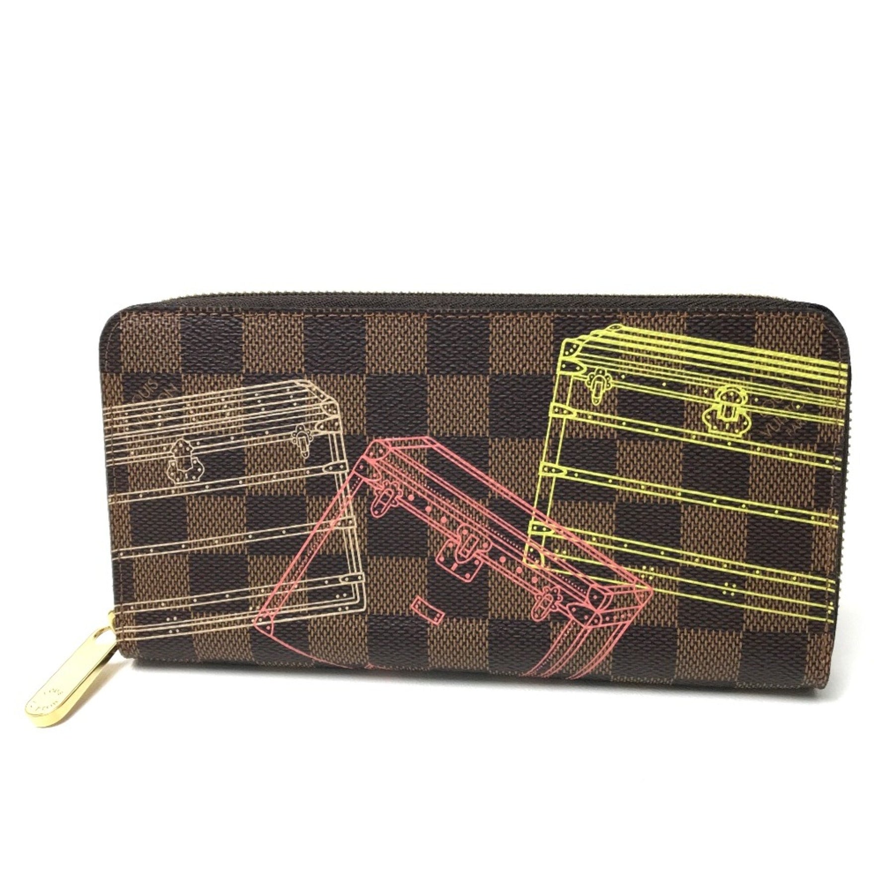Louis Vuitton Damier Trunk Long Wallet Ebene