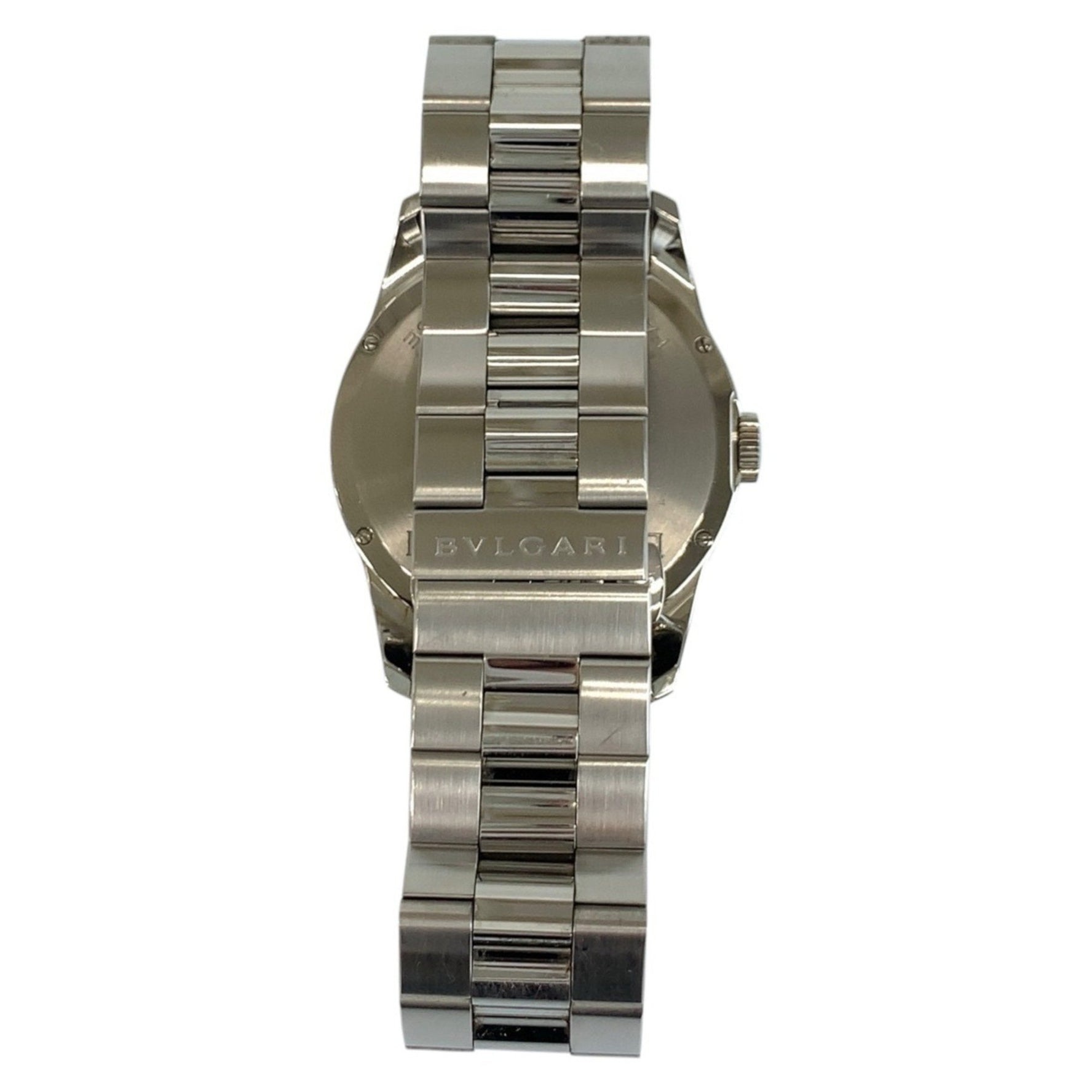 BVLGARI Solotempo Silver Stainless Steel Watch Quartz Dial