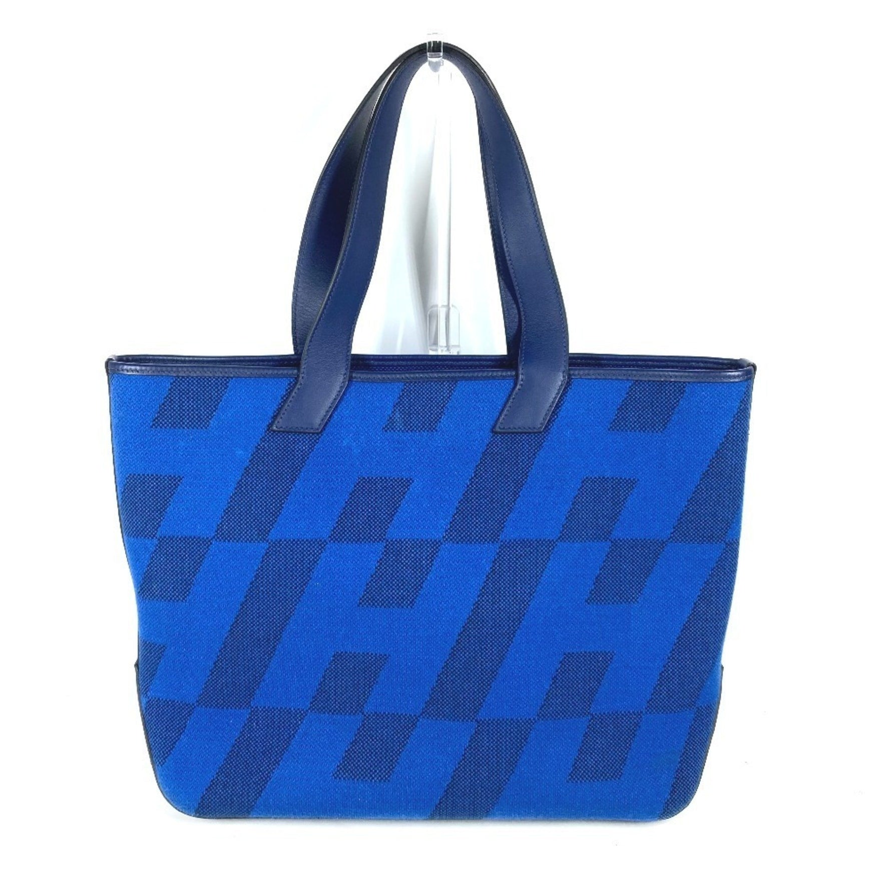 HERMES Ambier GM 40 handbag, shoulder bag, tote leather, canvas, men's