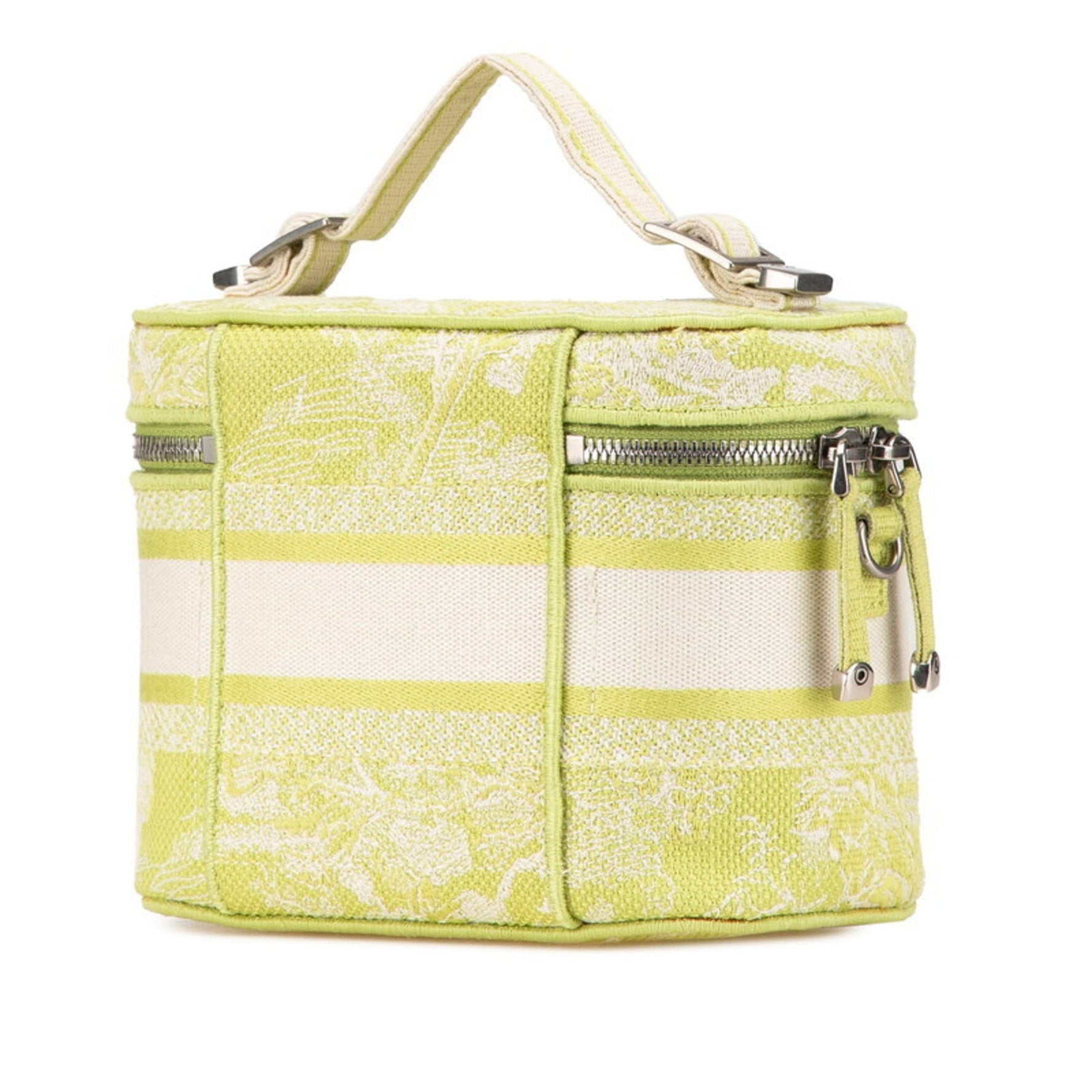 Christian Dior Dior Toile Joue D'hui Vanity Bag Handbag Shoulder Jacquard