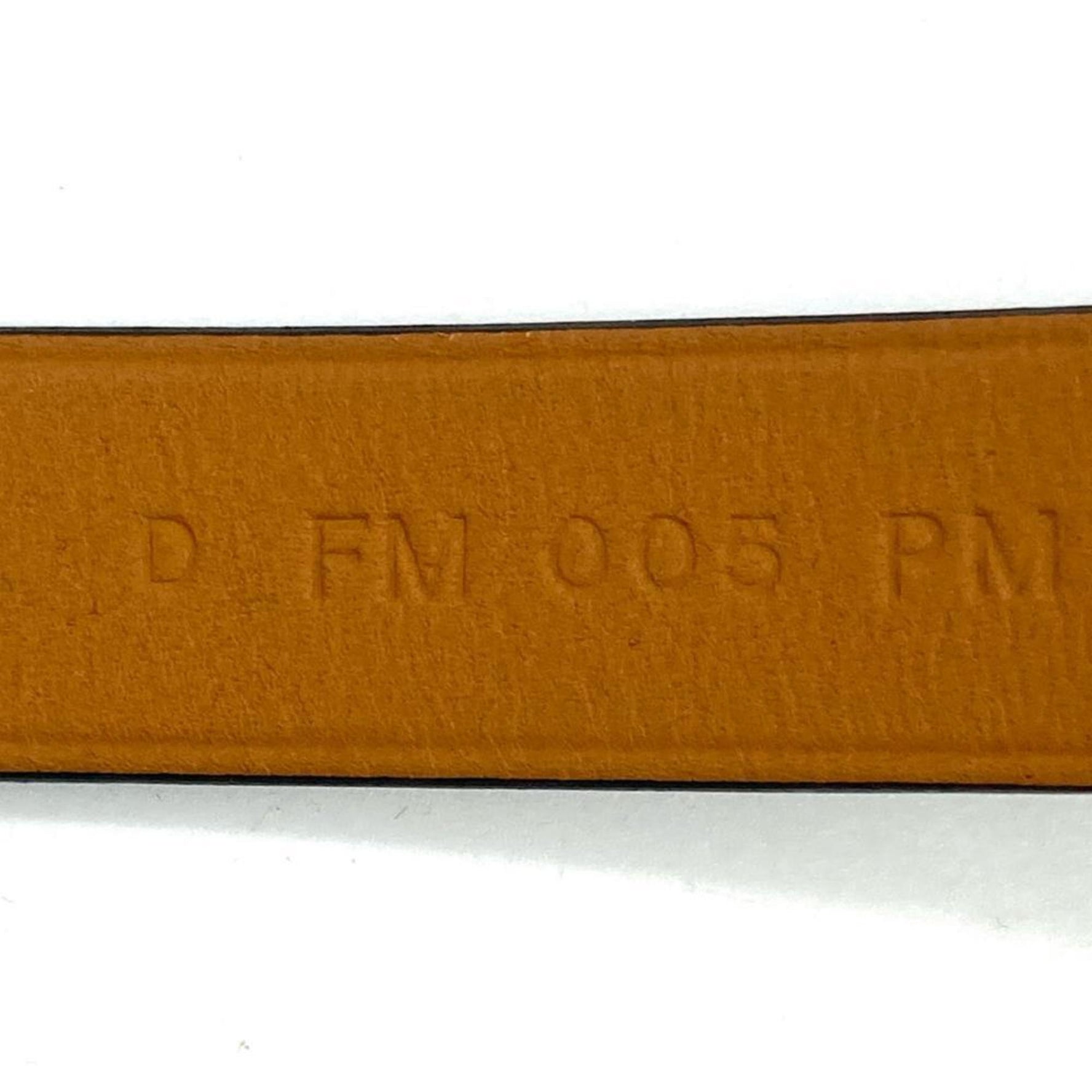Hermes Caleche Double Tour Bracelet Leather D (made) stamp Black Carriage