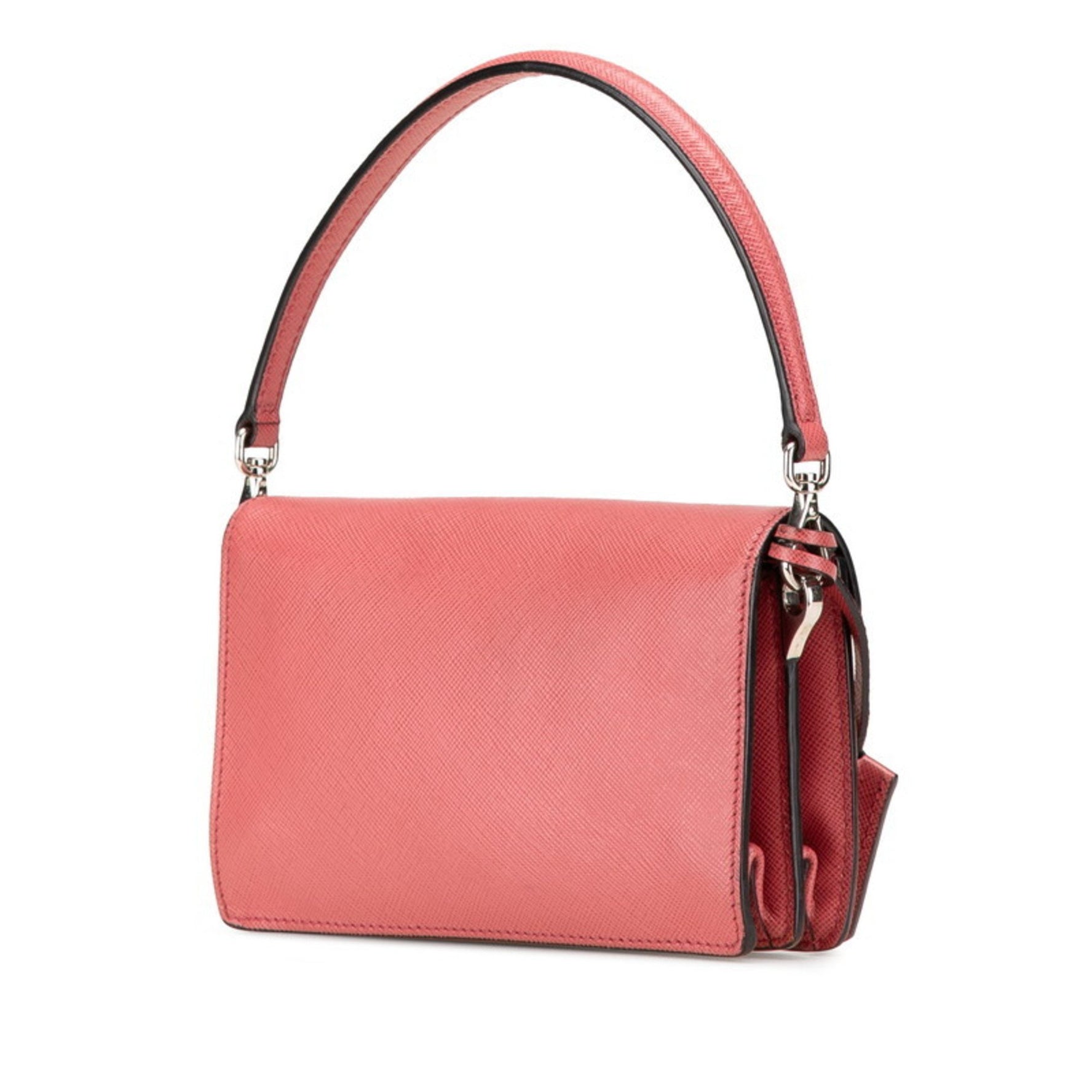 Prada Saffiano Handbag Mini Shoulder Bag Leather