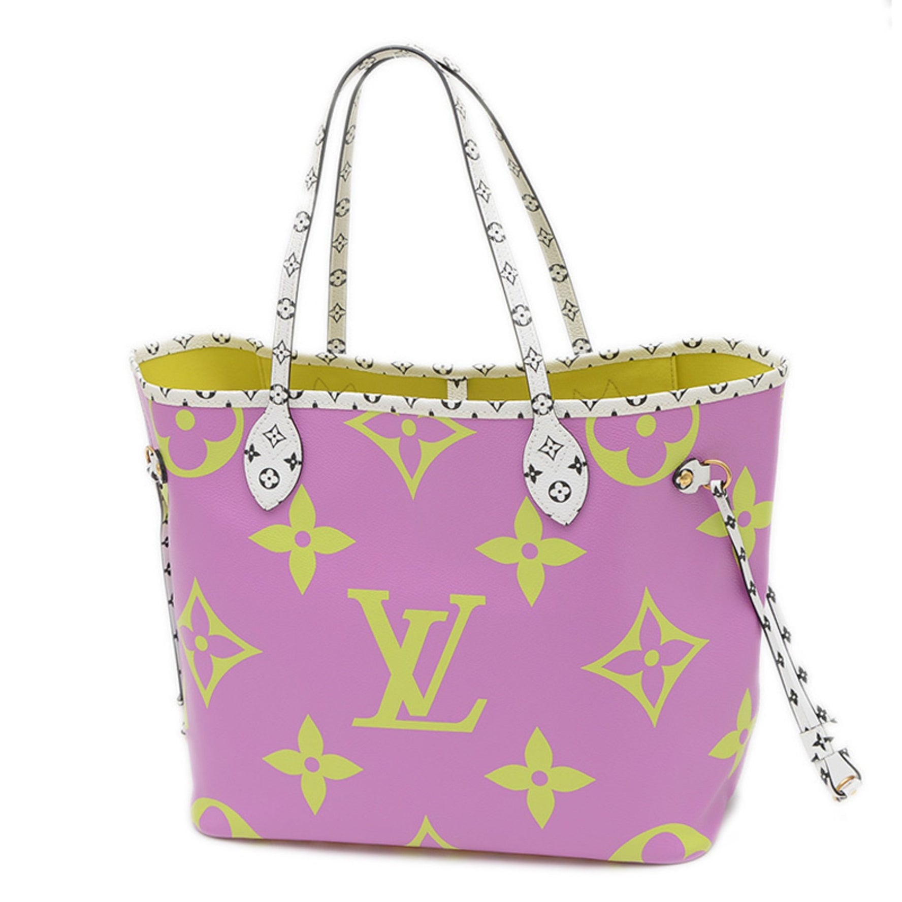 Louis Vuitton Monogram Giant Neverfull MM Tote Bag in Pink and Lilac