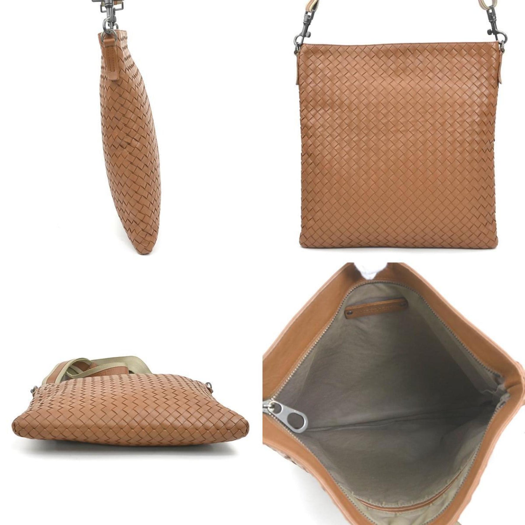 Bottega Veneta Intrecciato Leather Shoulder Bag, Men's