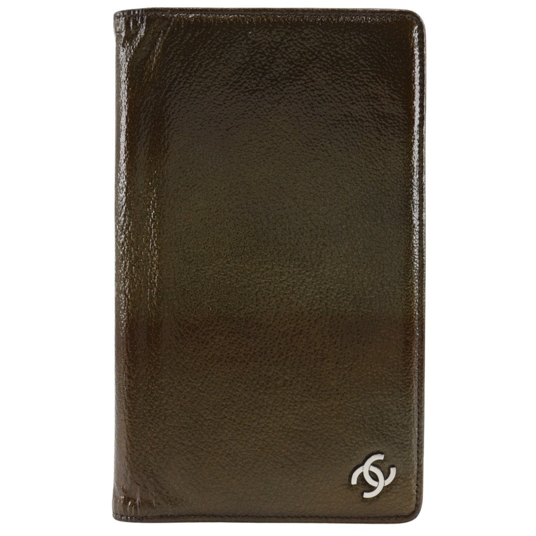 CHANEL COCO Mark Long Wallet Enamel