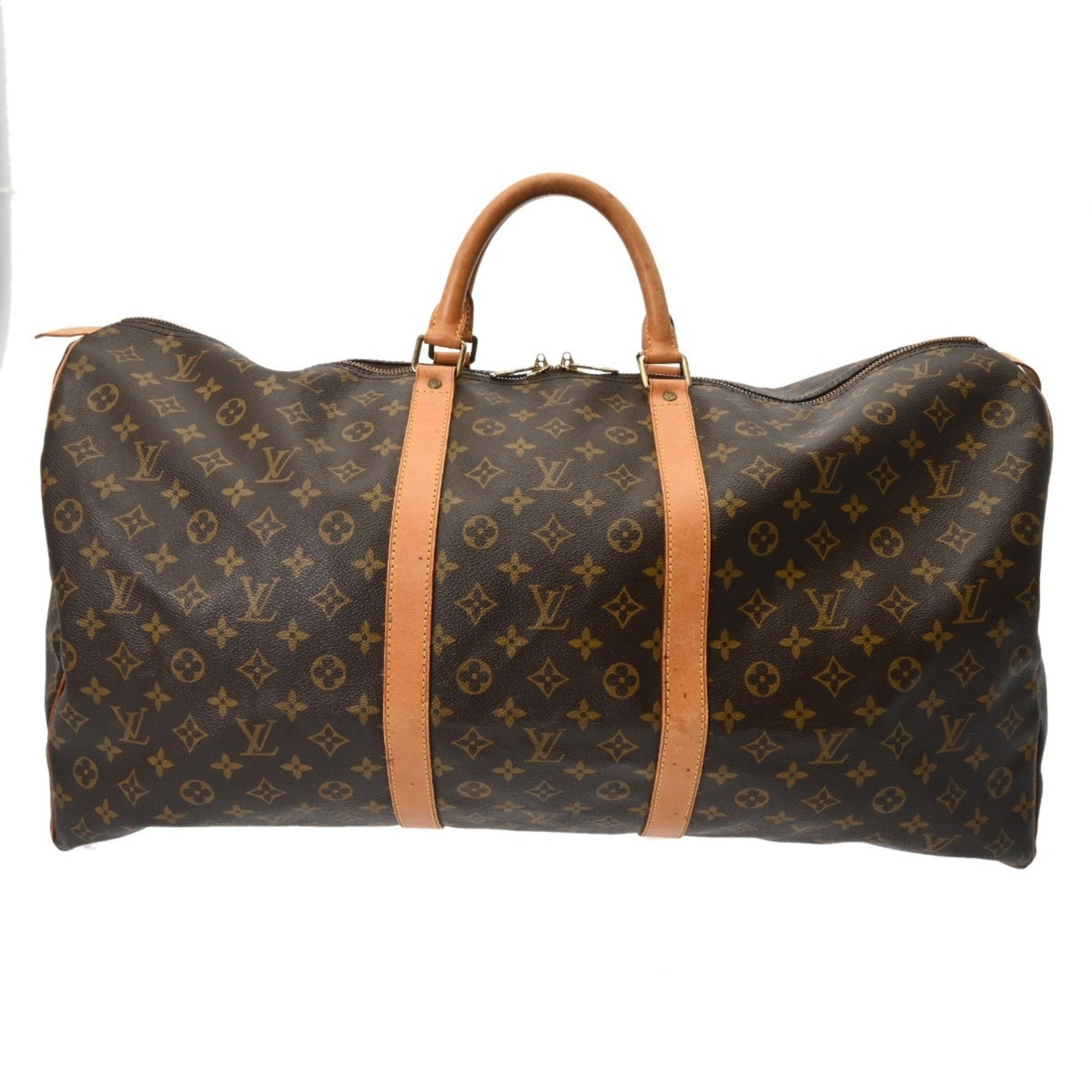 LOUIS VUITTON Monogram Keepall 60 Unisex Canvas Boston Bag