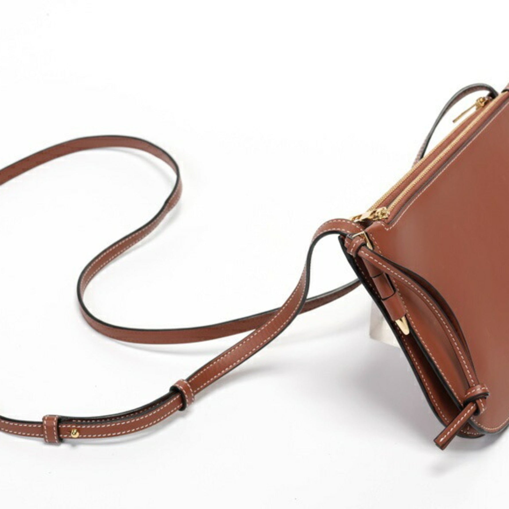 LOEWE Gate Double Zip Pouch Shoulder Bag