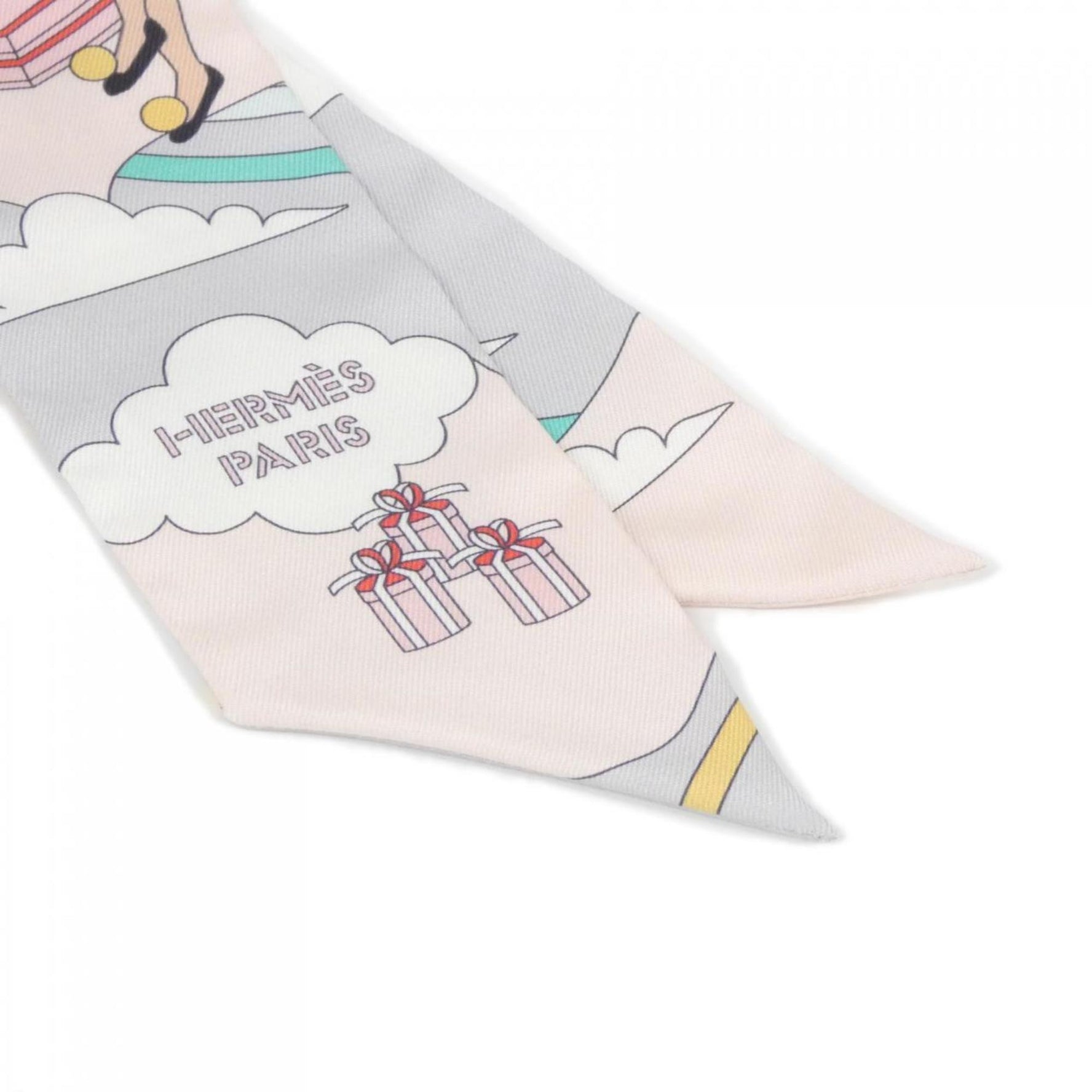 Hermes Hermès CARRES VOLANTS Twilly Scarf