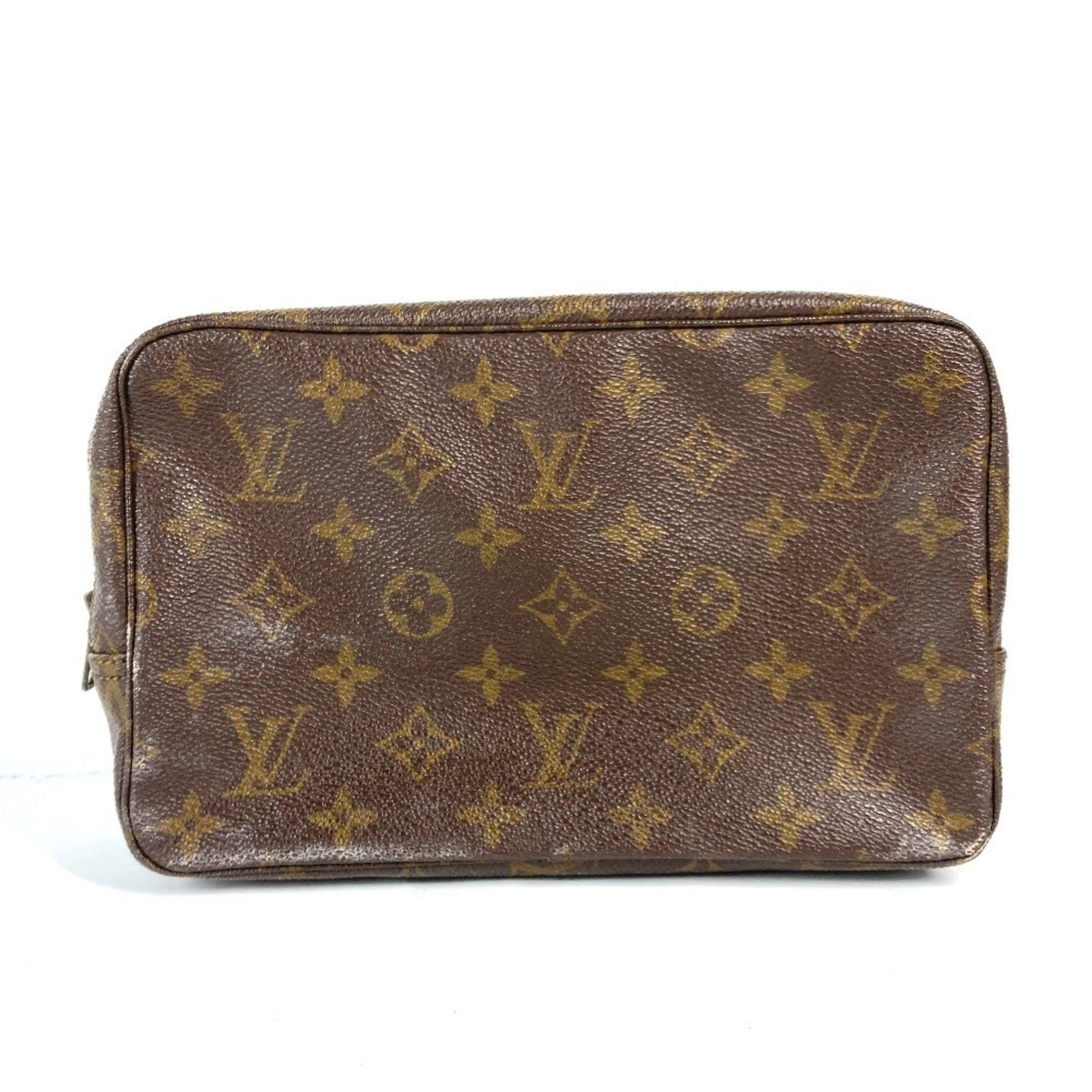 Louis Vuitton Monogram True Toilet 23 Makeup Pouch, Cosmetic Multi-Pouch, Canvas, Brown