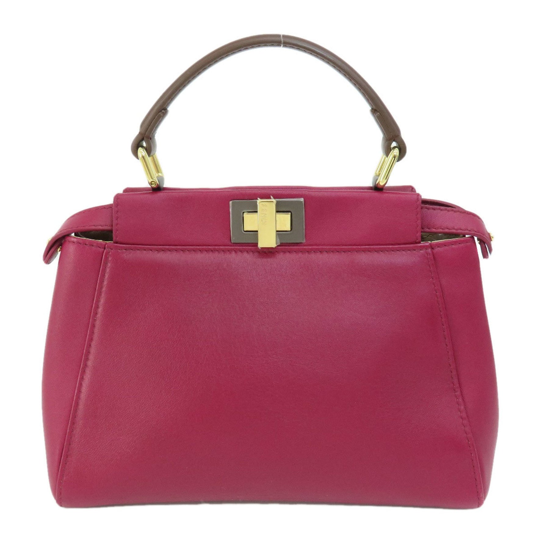 Fendi Peekaboo handbag in calf leather