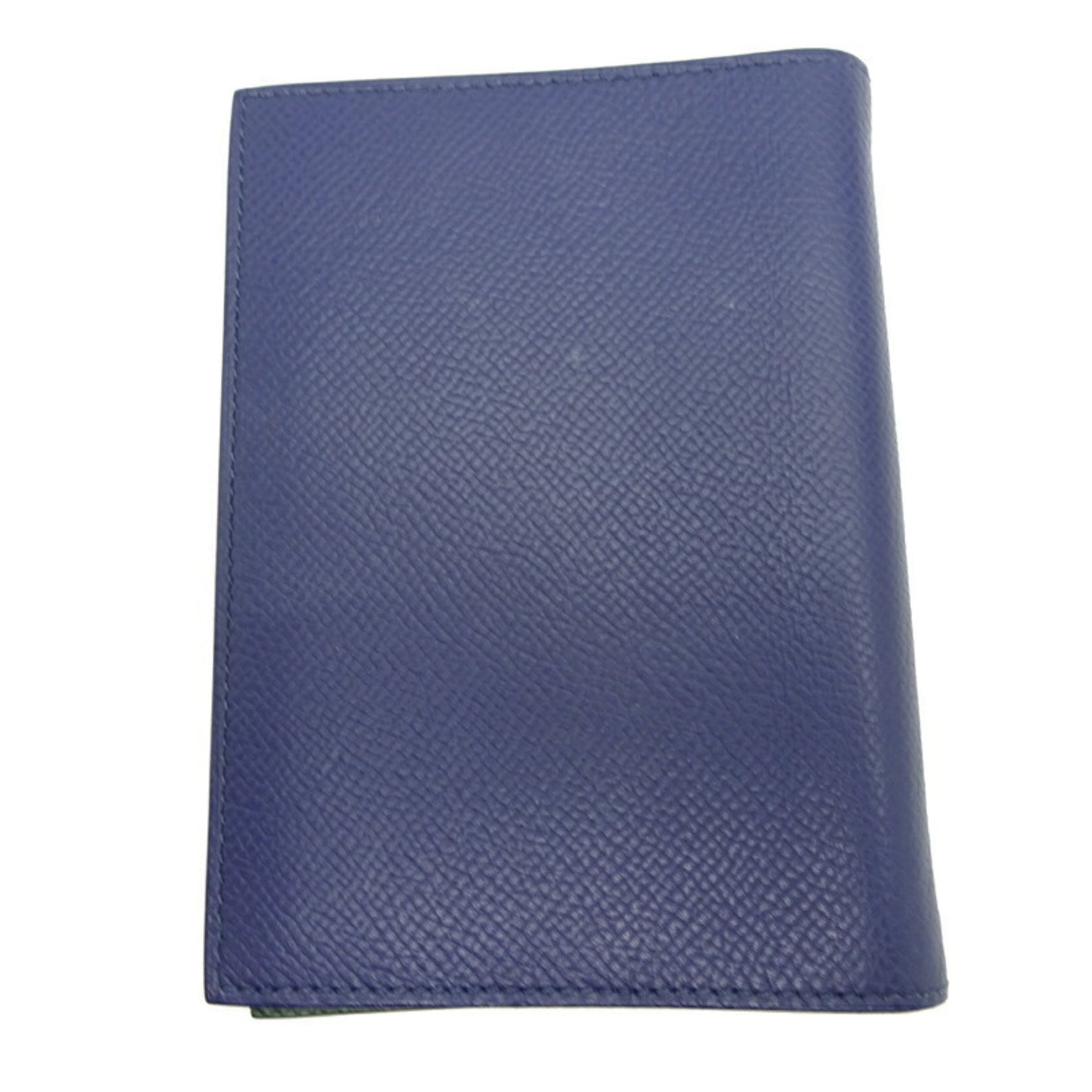 Hermes Agenda GM Verso Cover B Stamp 2023 and Men's Notebook Veau Epsom Blue Saphir