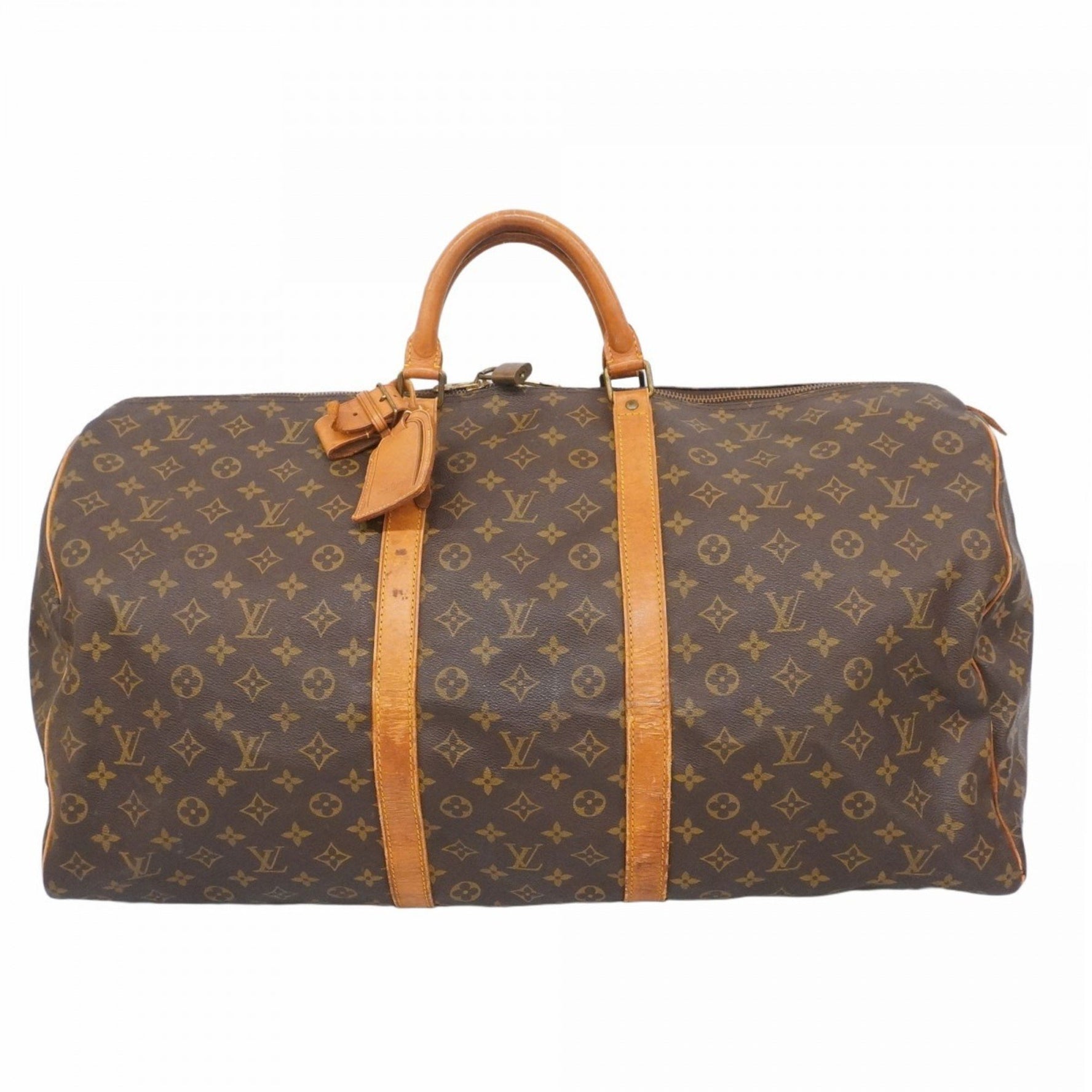Louis Vuitton Monogram Keepall 60 Boston Bag Men's and