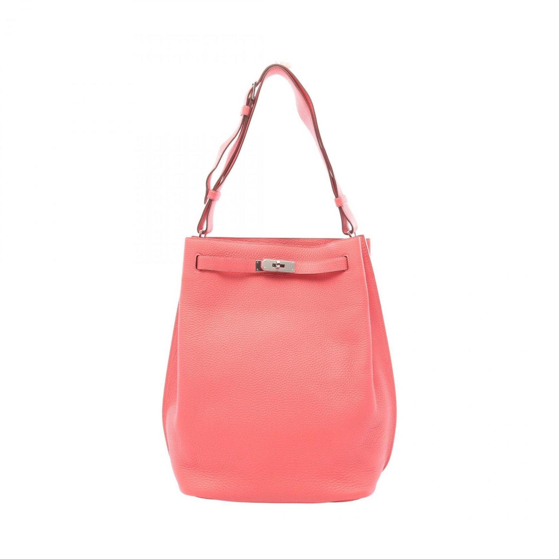 Hermes Hermès So Kelly 26 Shoulder Bag, Leather Togo, Women's, Pink