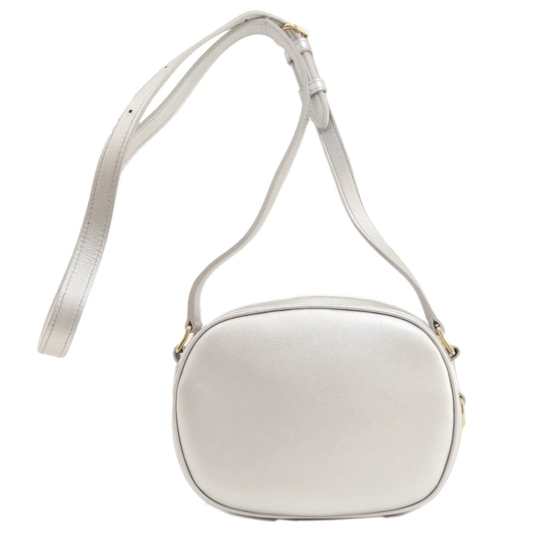 CELINE Long Shoulder Bag Leather