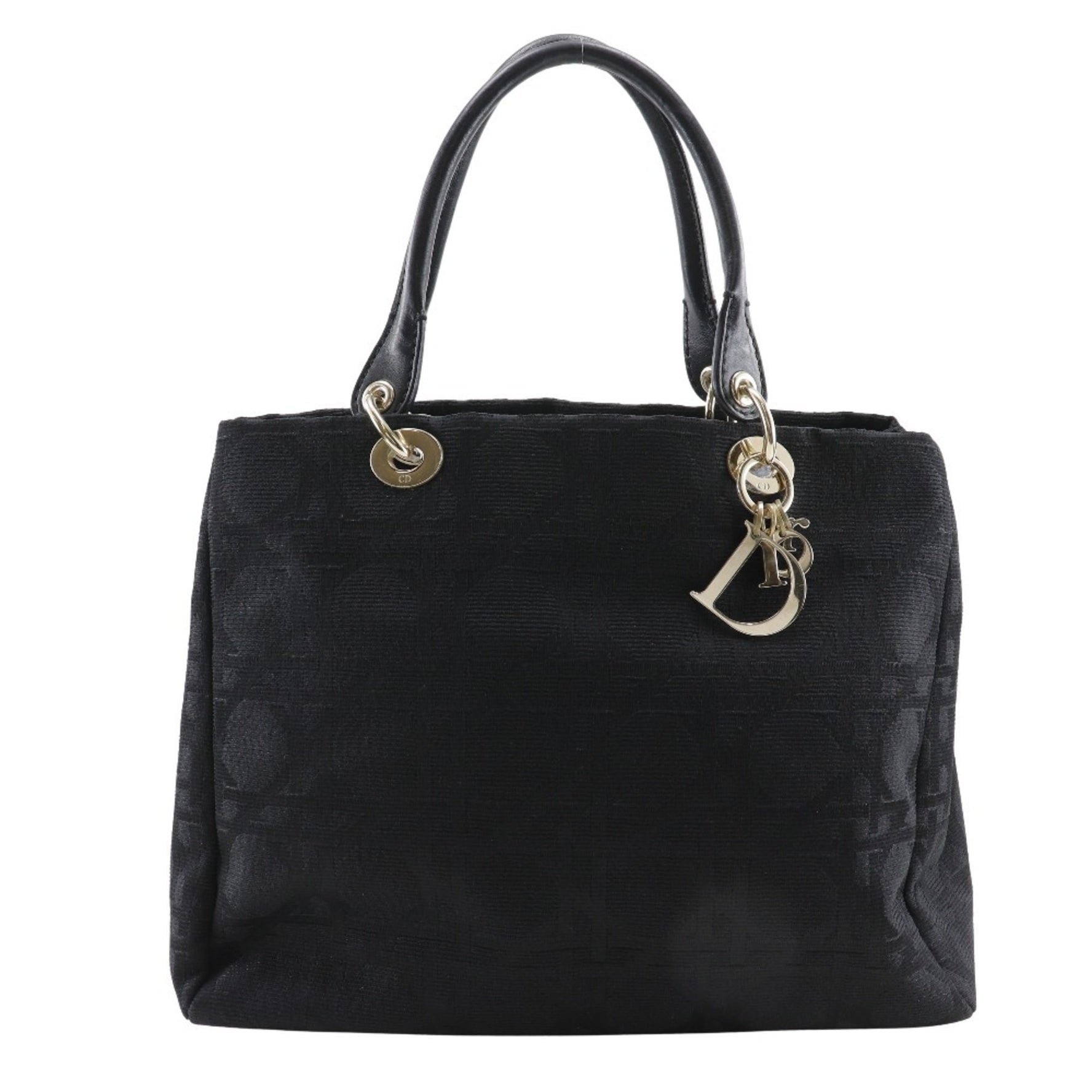 Christian Dior Canage Tote Bag Nylon Canvas