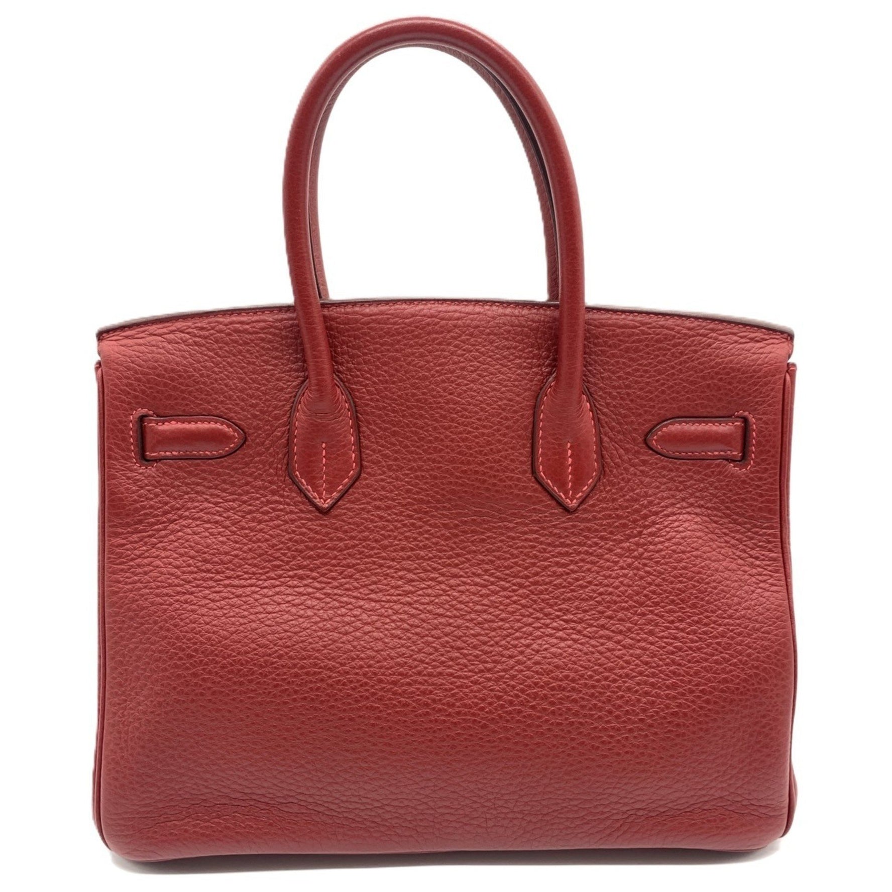 Hermes Birkin 30 Red Handbag Ardennes
