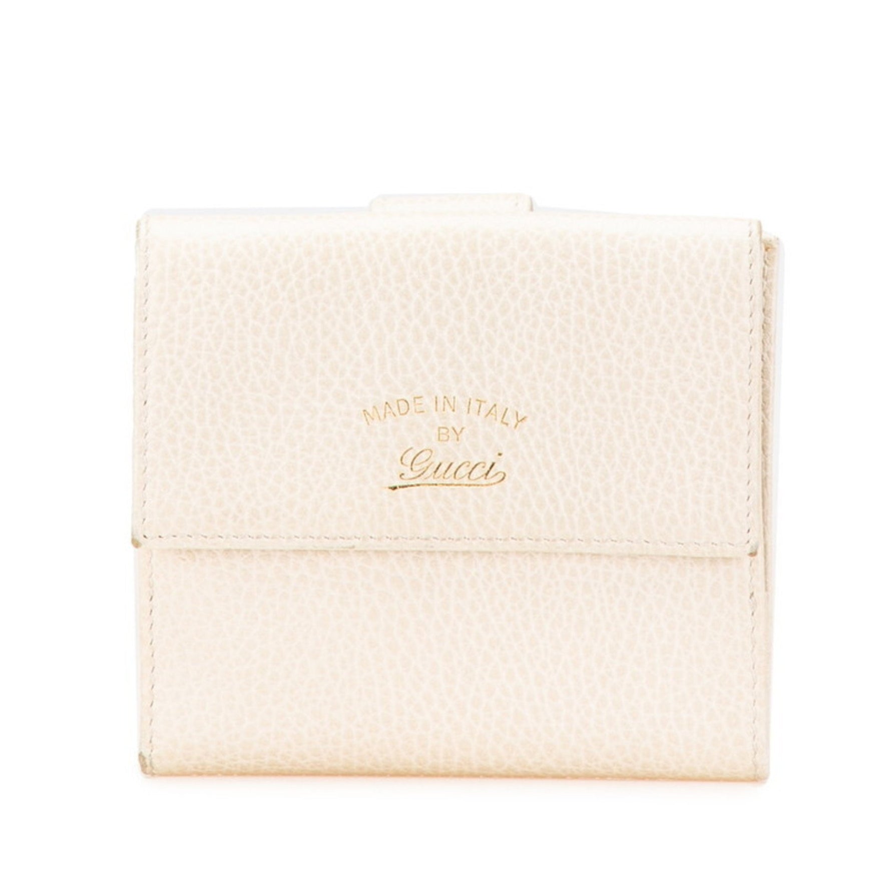 Gucci Double Hook Bifold Wallet Leather